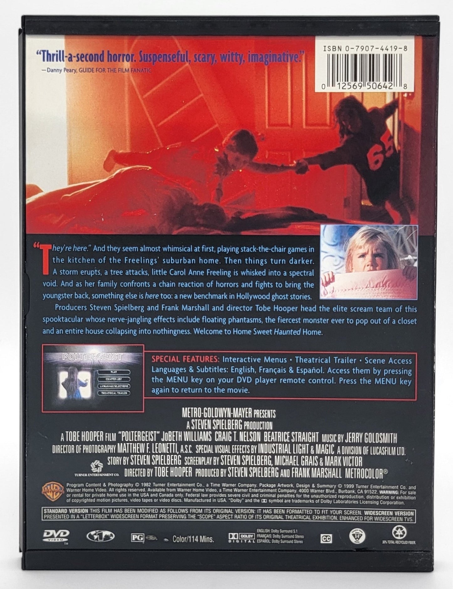 Warner Brothers - Poltergeist | DVD | Widescreen - DVD - Steady Bunny Shop