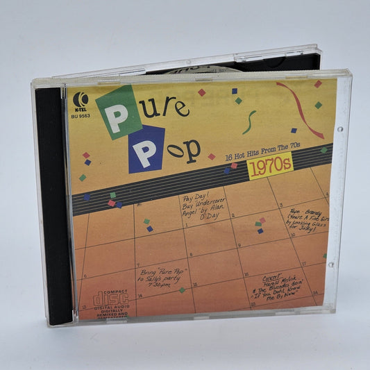 K-Tel - Pure Pop | 16 Hot Hits From The 70s | CD - Compact Disc - Steady Bunny Shop