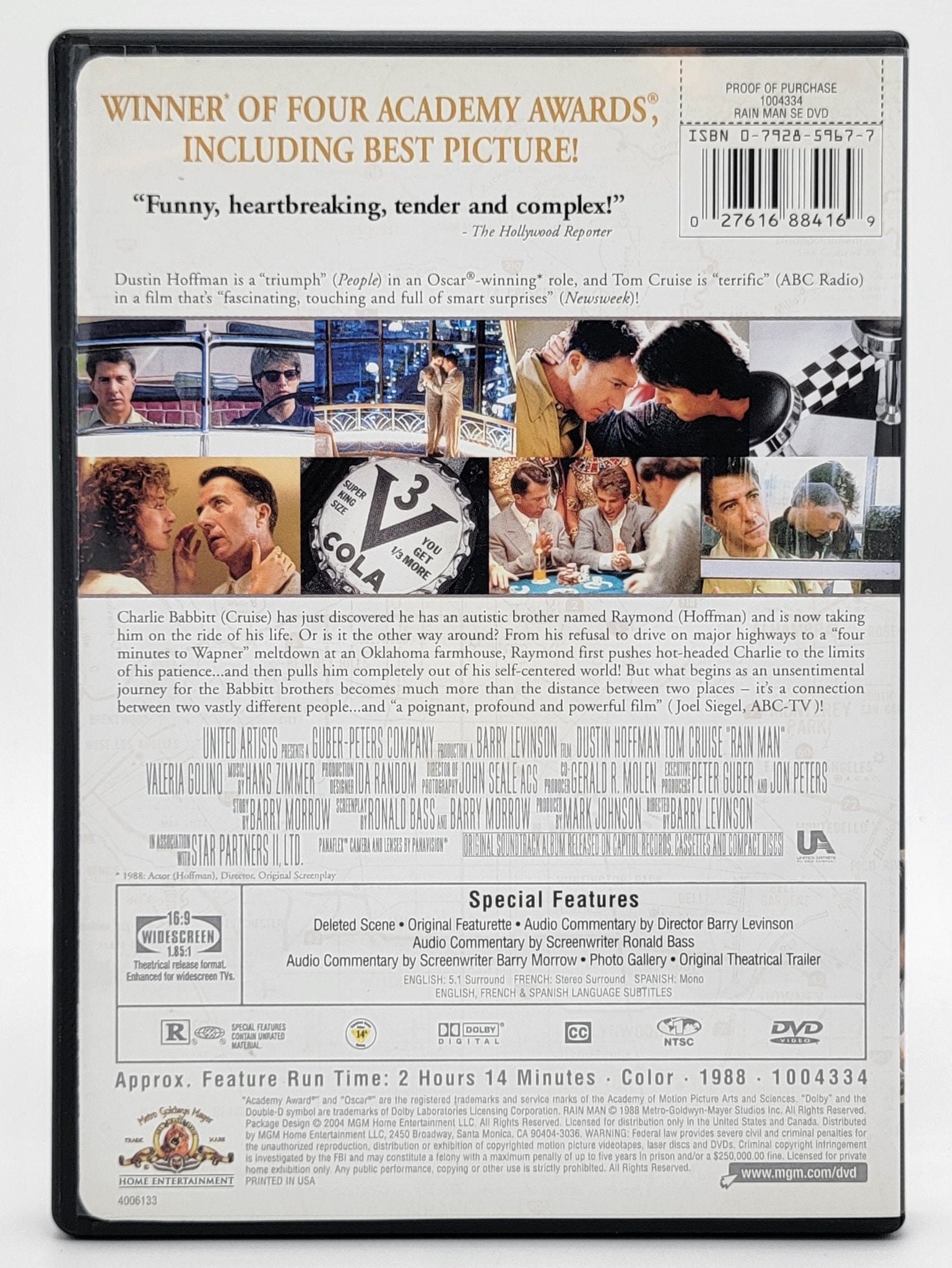 ‎ MGM Home Entertainment - Rain Man - Special Edition | DVD | Widescreen - dvd - Steady Bunny Shop