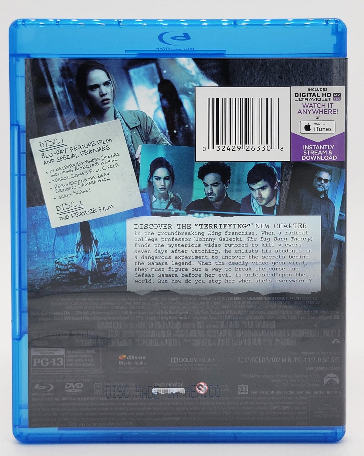 Paramount Pictures Home Entertainment - Rings | Blu Ray & DVD - DVD & Blu - ray - Steady Bunny Shop