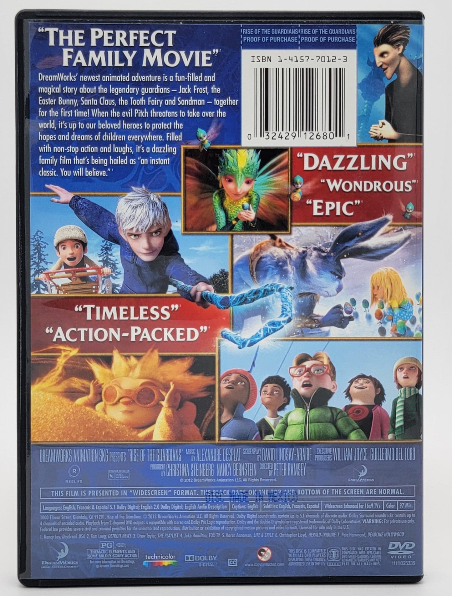 Dreamworks Video - Rise of The Guardians | DVD | Widescreen - DVD - Steady Bunny Shop