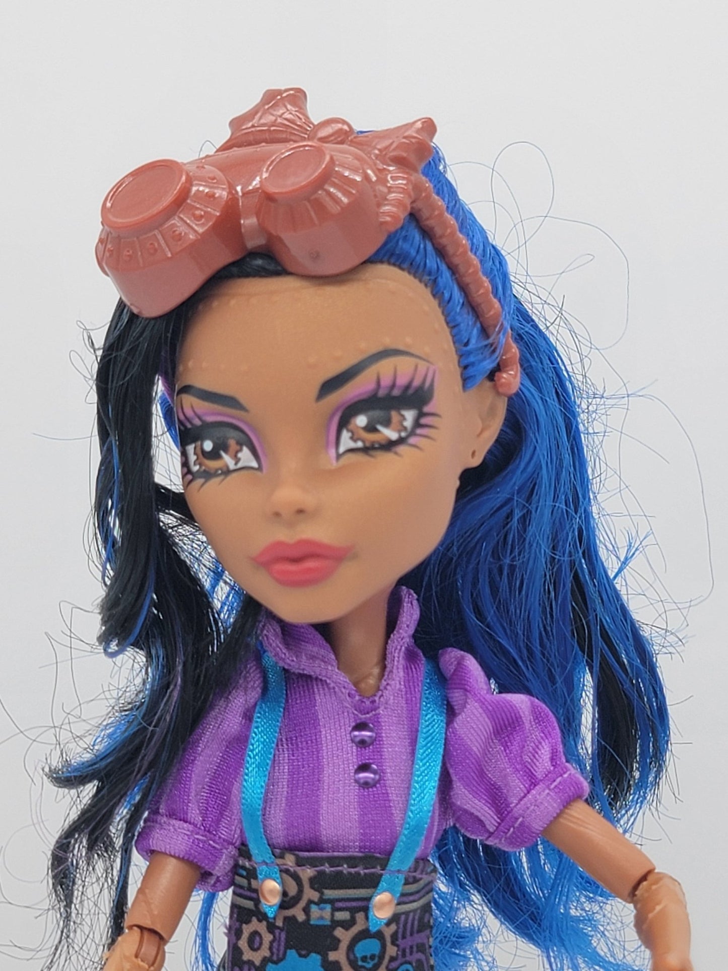 Mattel - Robecca Steam Monster High Doll with Pets - Captain Penny Penguin & Art Class Clock Bot 2013 - Action Figures - Steady Bunny Shop