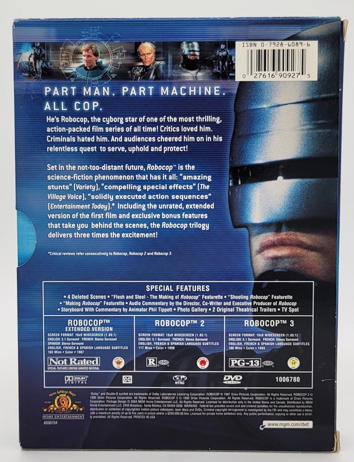 ‎ MGM Home Entertainment - Robocop Trilogy | DVD | 3 Disc Box Set | Widescreen - DVD - Steady Bunny Shop