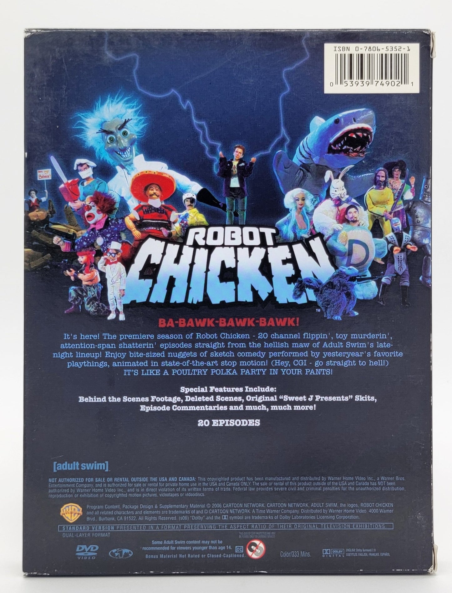 Warner Brothers - Robot Chicken - Season One | DVD | 2 Disc Set - DVD - Steady Bunny Shop