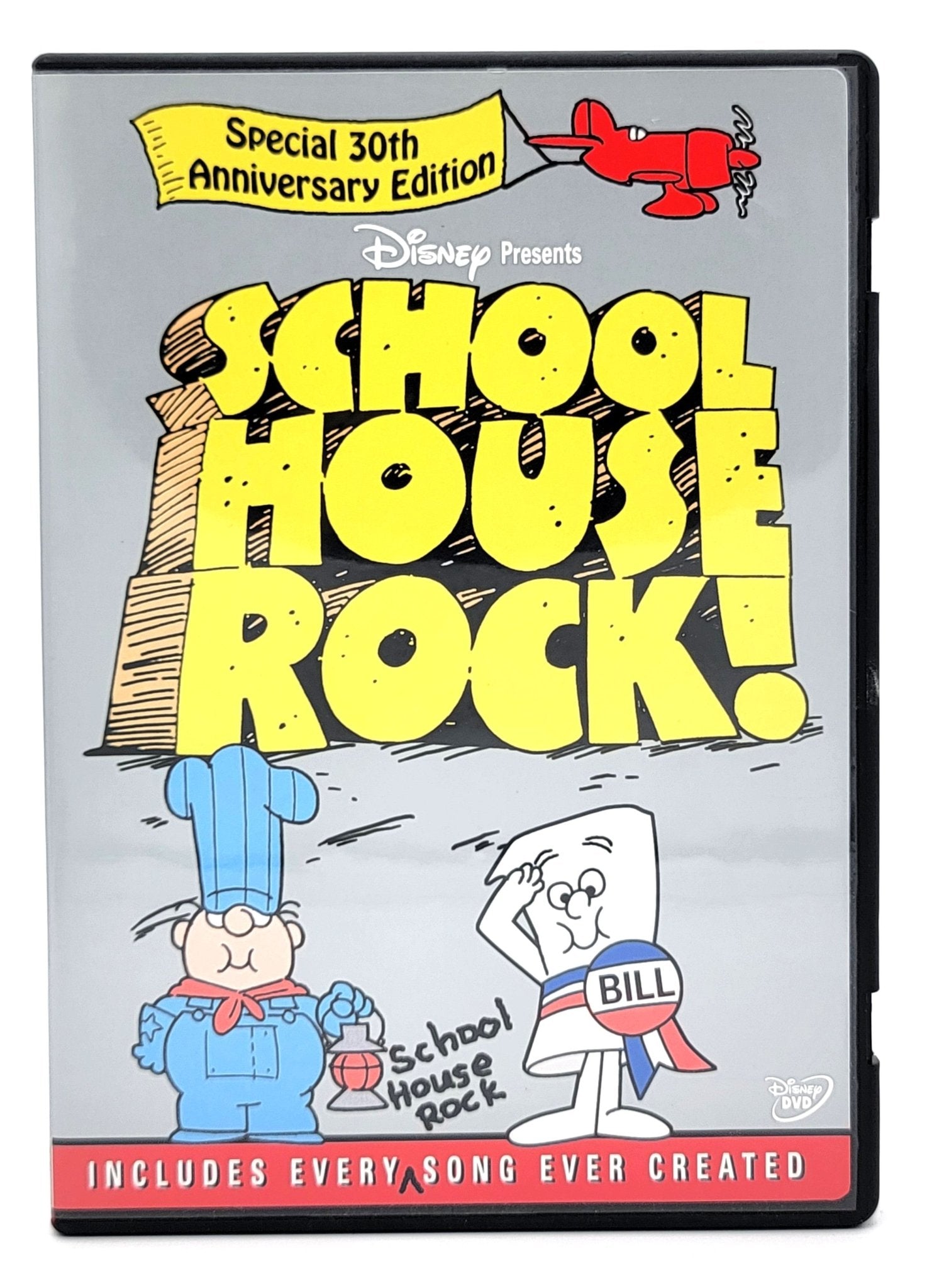 Disney Home Entertainment - School House Rock | DVD | Special 30th Anniversary Edition - 2 Disc Set - Includes Every Song Ever created - DVD - Steady Bunny Shop