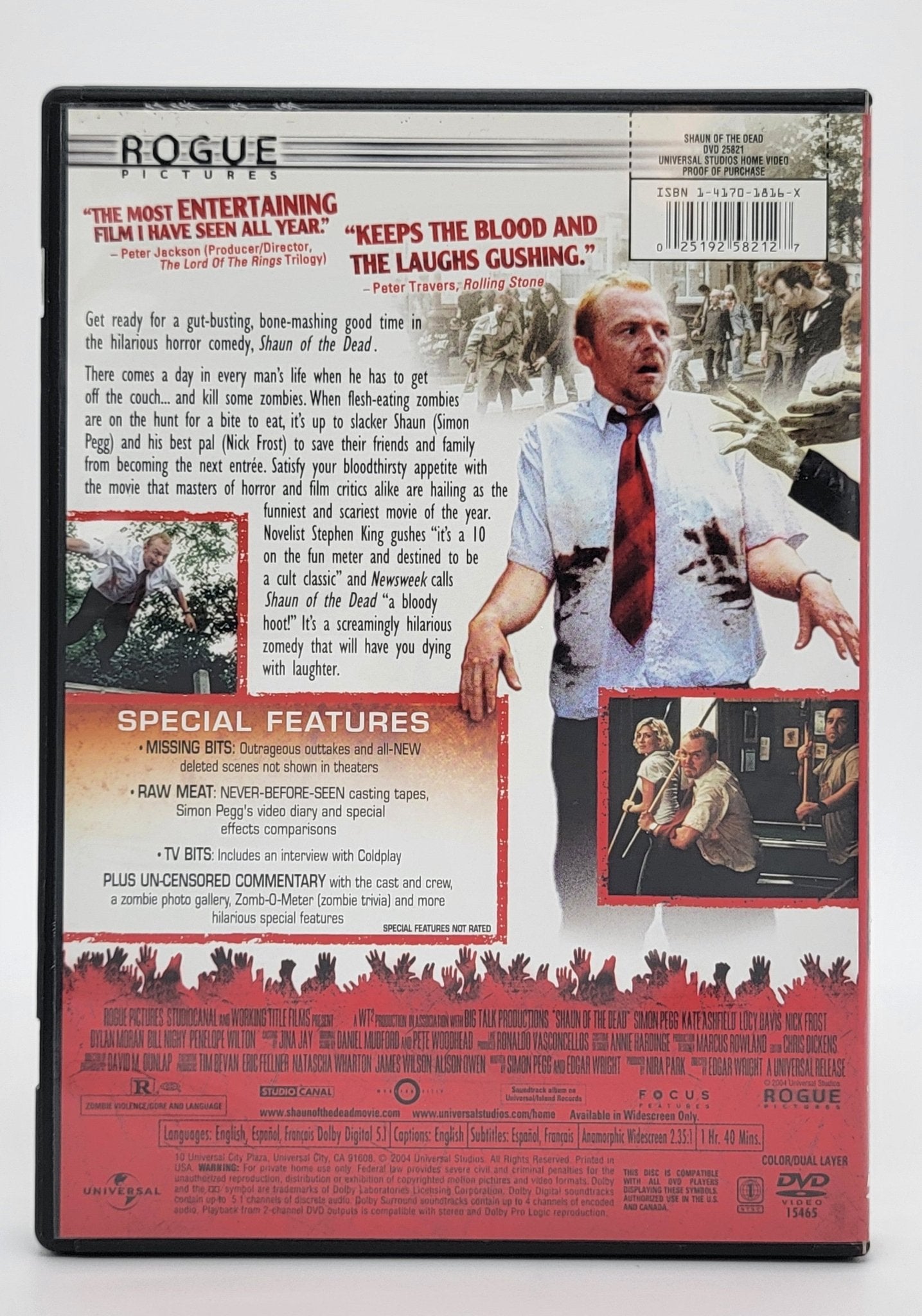 Rogue Pictures - Shawn of the Dead | DVD | Widescreen - DVD - Steady Bunny Shop