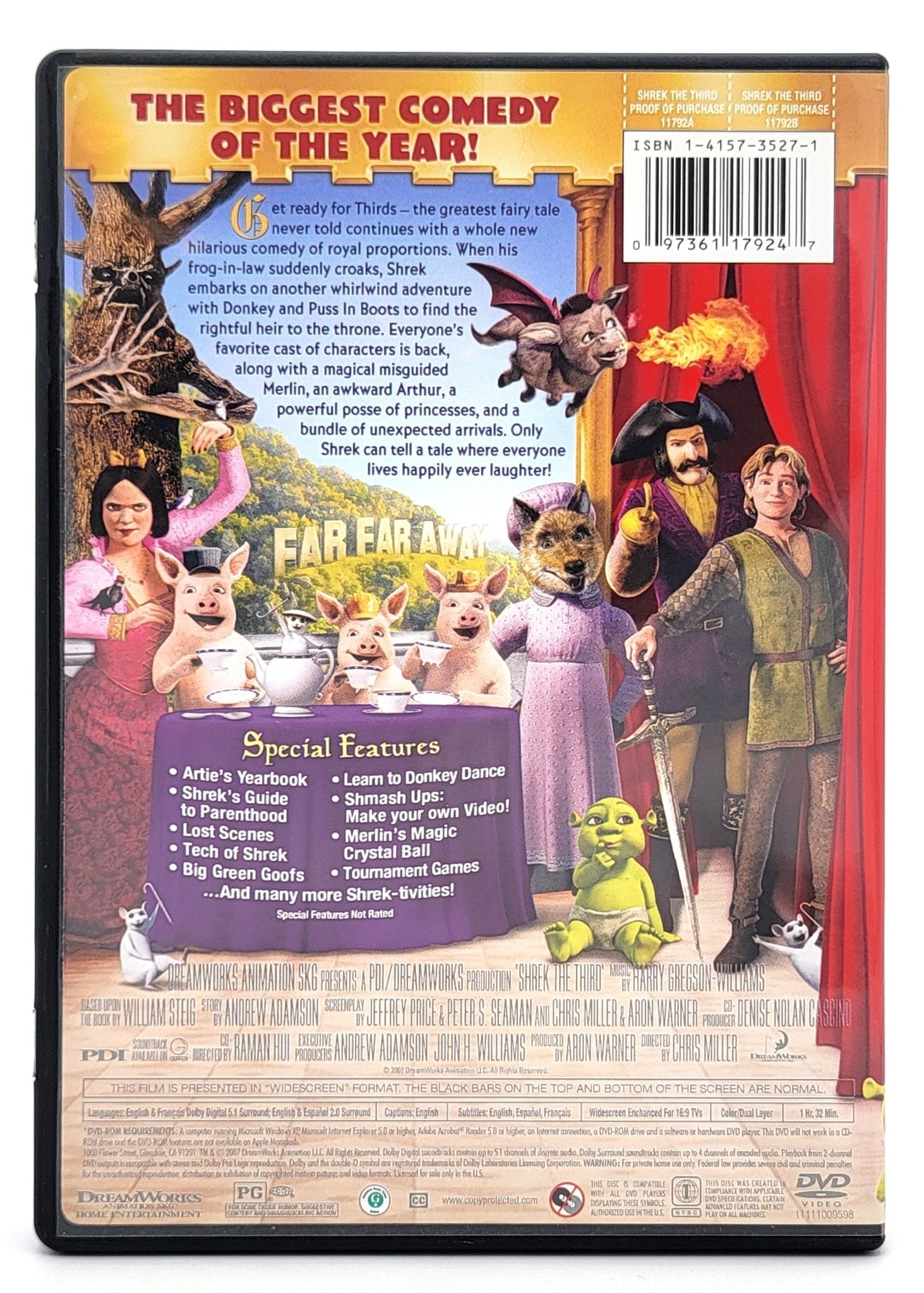 Dreamworks Video - Sherk The Third | DVD | Widescreen - DVD - Steady Bunny Shop