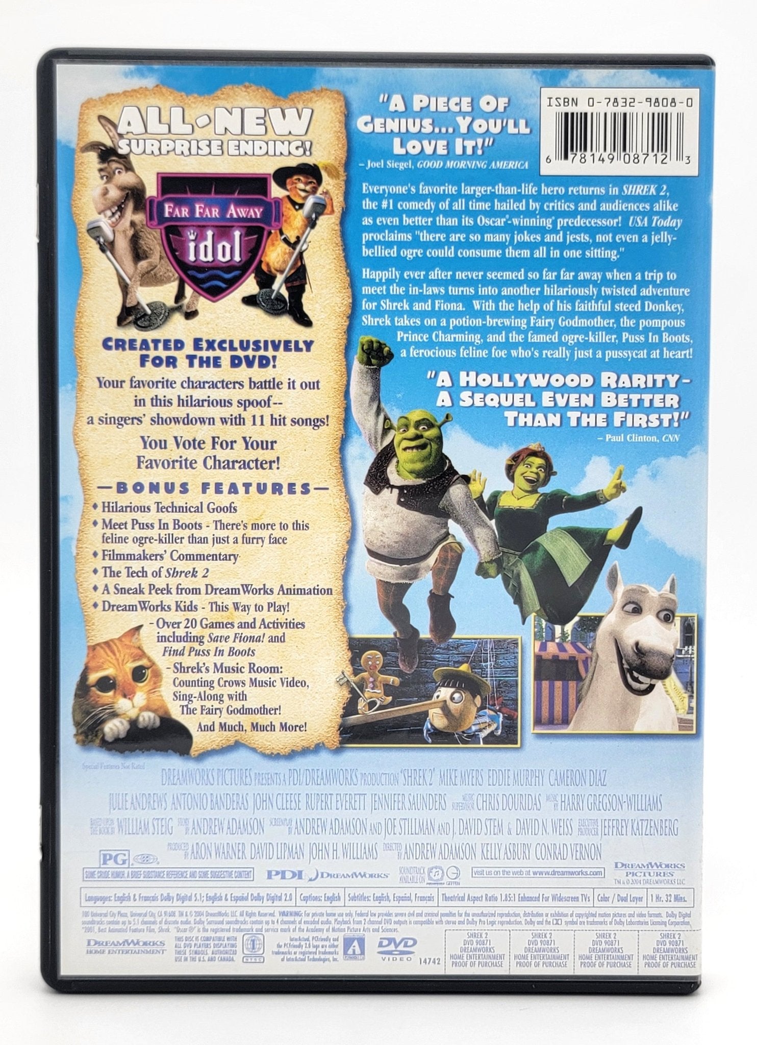 Universal Pictures Home Entertainment - Shrek 2 | DVD | Widescreen - DVD - Steady Bunny Shop