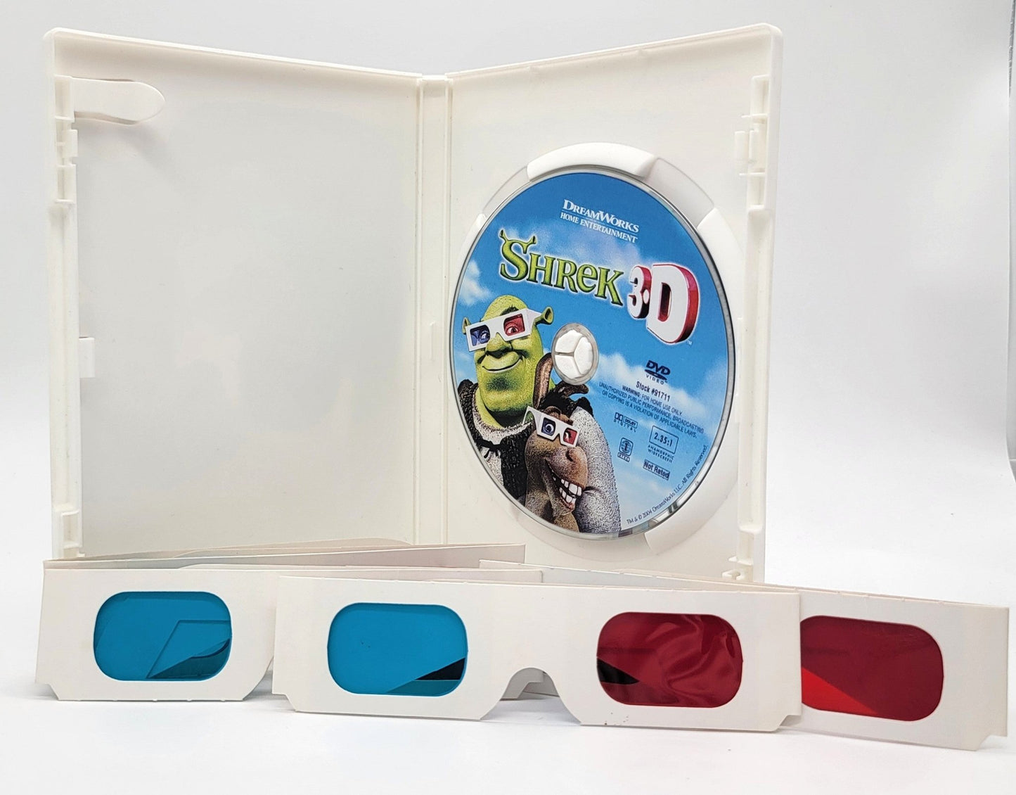 Dreamworks Video - Shrek 3D - All New Adventure | DVD | Widescreen - With 4 3D glasses - DVD - Steady Bunny Shop