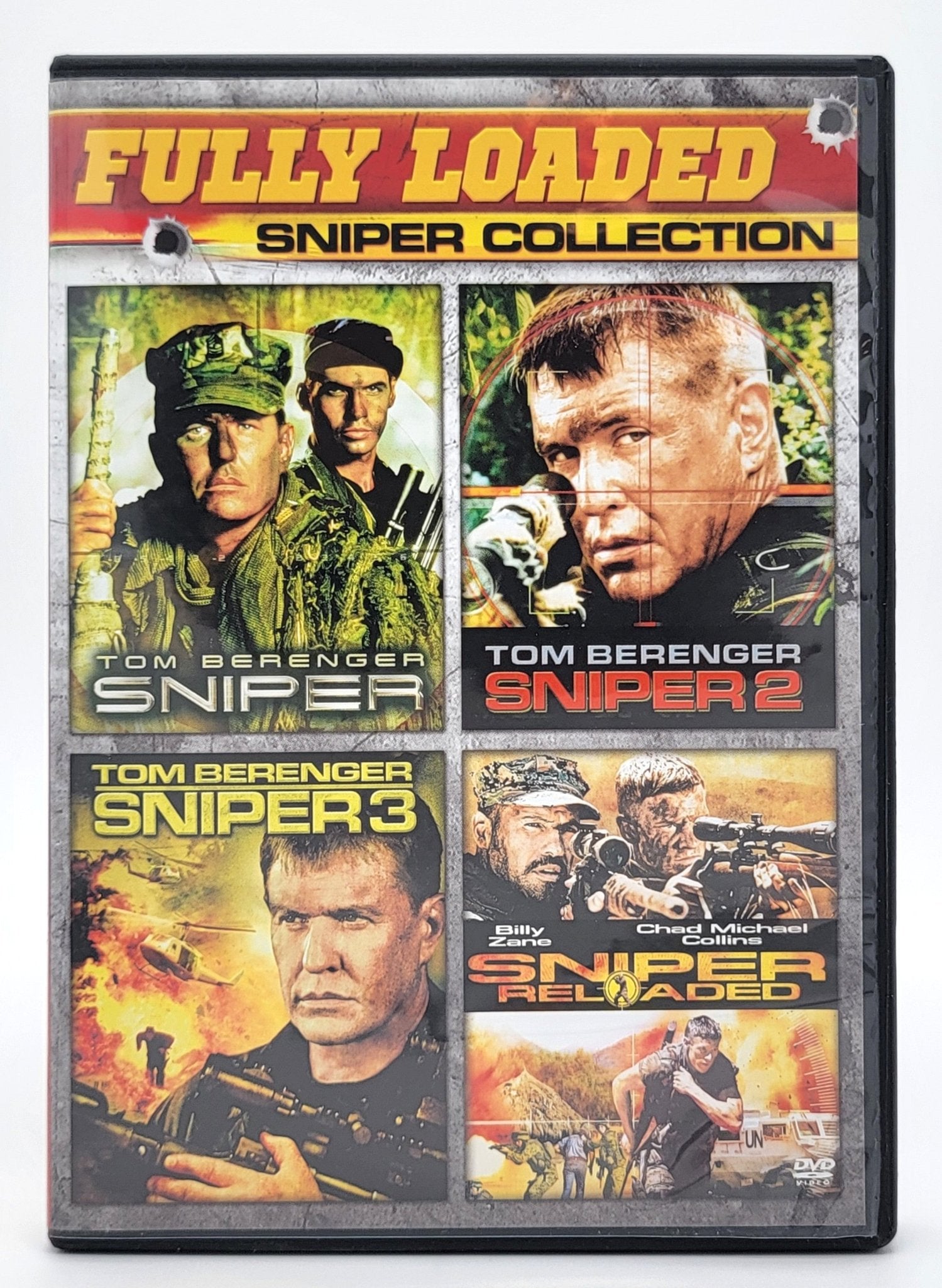 Sony Pictures Entertainment - Sniper Collection - Fully Loaded Sniper Collection: Sniper / Sniper 2 / Sniper 3 / Sniper Reloaded | DVD - Widescreen - DVD - Steady Bunny Shop