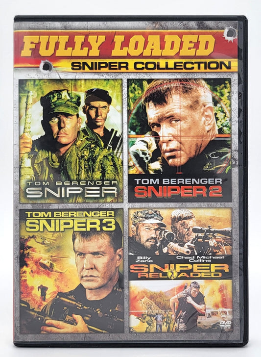 Sony Pictures Entertainment - Sniper Collection - Fully Loaded Sniper Collection: Sniper / Sniper 2 / Sniper 3 / Sniper Reloaded | DVD - Widescreen - DVD - Steady Bunny Shop