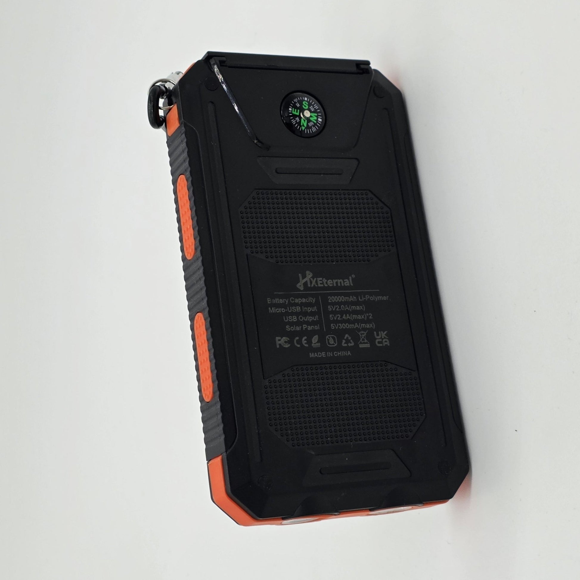 HXEternal - Solar Power Bank 20,000mAh, Portable Wireless Charger, External Battery Pack - Power Bank - Steady Bunny Shop