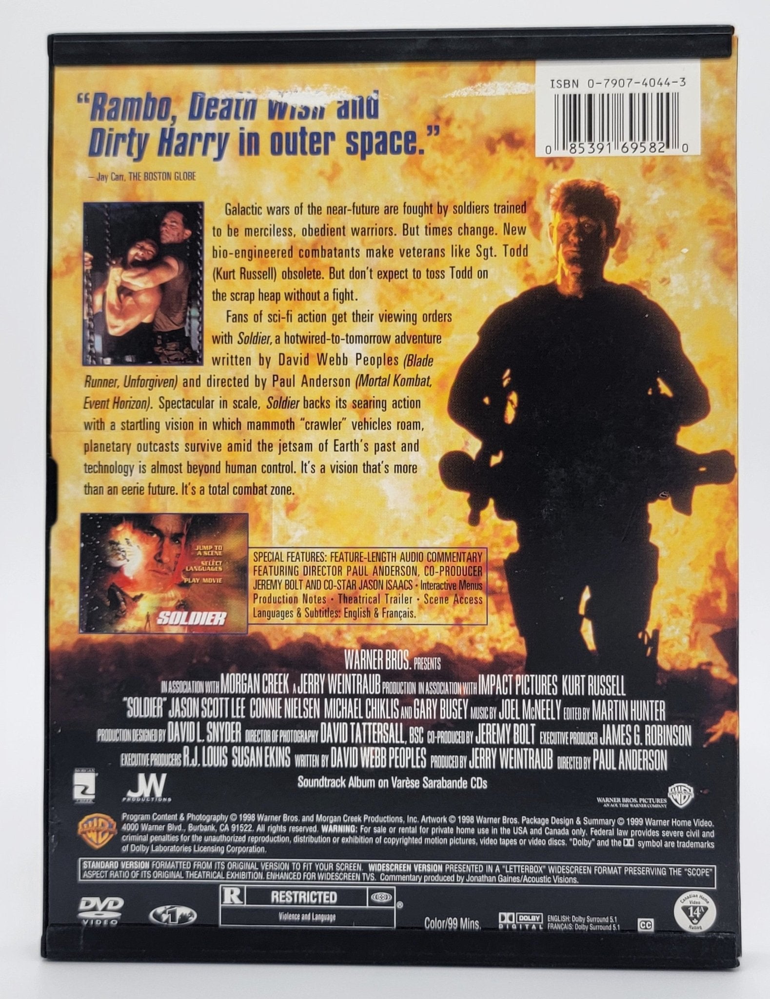 Warner Bothers - Soldier | DVD | Standard Version - DVD - Steady Bunny Shop