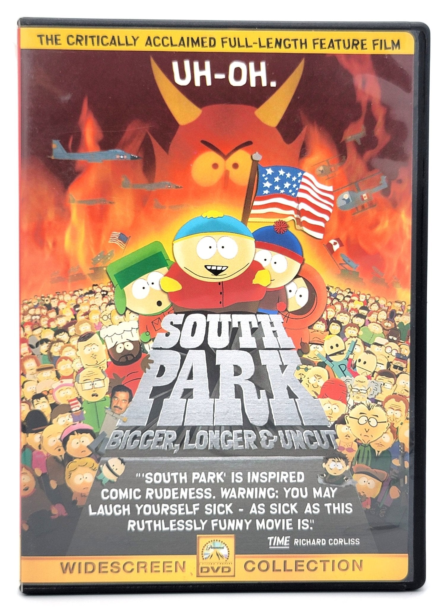 Paramount Pictures Home Entertainment - South Park Bigger, Longer, & Uncut | Full Length Feature Film | Widescreen Collection - DVD - Steady Bunny Shop