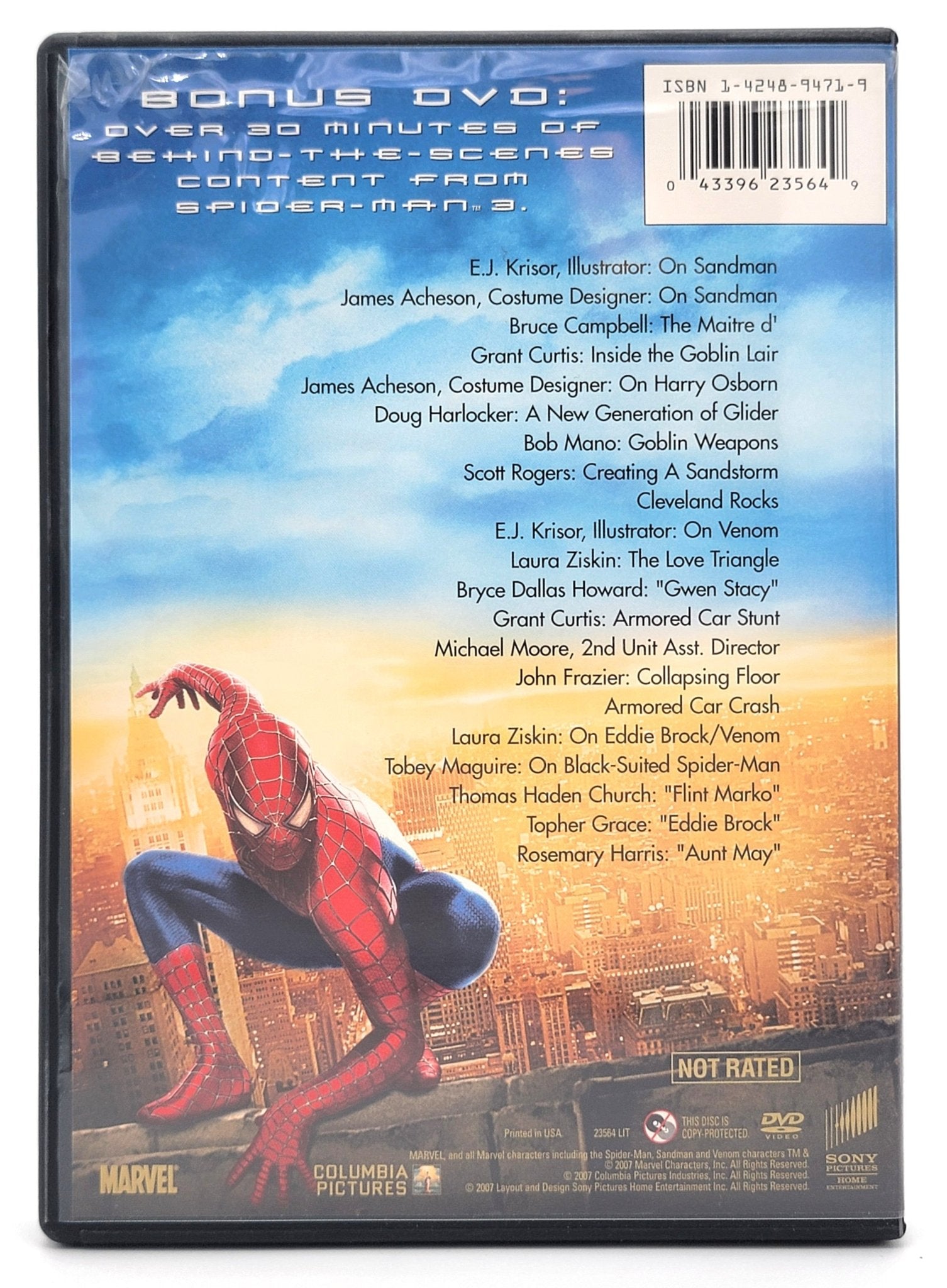 Columbia Pictures - Spider - Man 3 Bonus DVD | DVD - DVD - Steady Bunny Shop