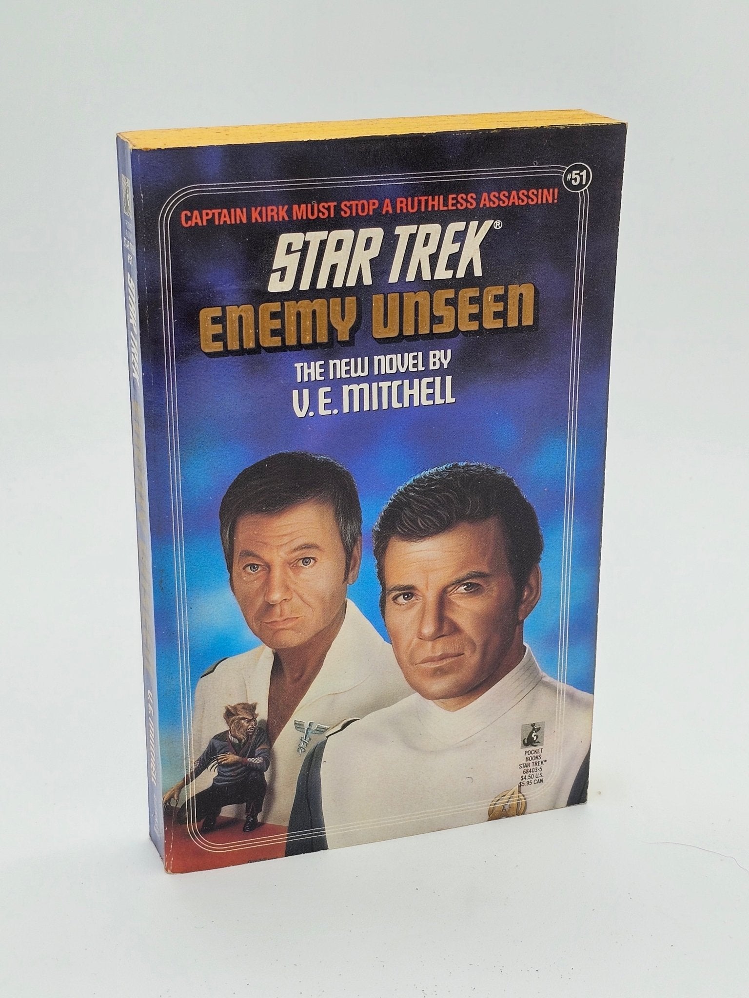 Pocket Books - Star Trek | Enemy Unseen | V.E. Mitchell | Paperback Book - Paperback Book - Steady Bunny Shop