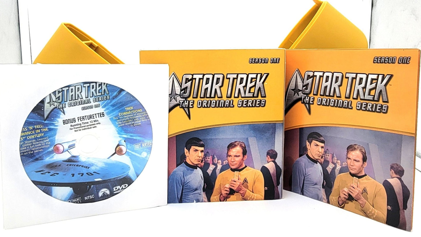 Paramount Home Entertainment - Star Trek - The Original Series - Complete 1st Season | DVD | In Yellow Collectors Case - 9 Disc Set - DVD - Steady Bunny Shop