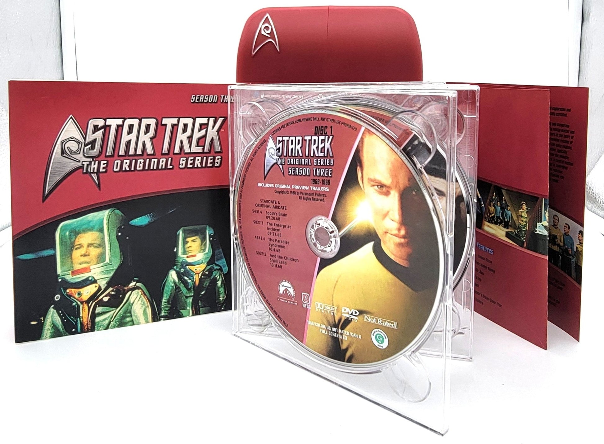 Paramount Pictures Home Entertainment - Star Trek - The Original Series - The Complete 3rd Season | DVD - In Red Hard Collectors Case - 7 Disc Set - DVD - Steady Bunny Shop