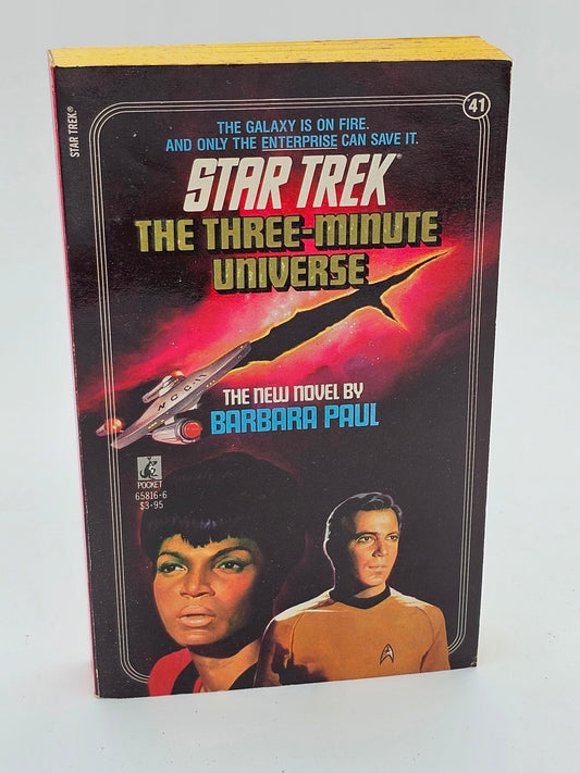 Pocket Books - Star Trek | The Three-Minute Universe | Barbara Paul | Paperback Book - Paperback Book - Steady Bunny Shop