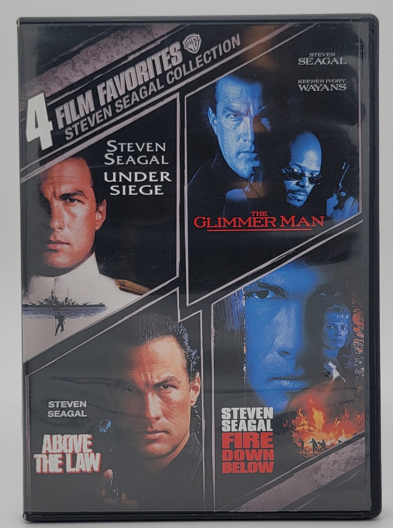 Warner Brothers - Steven Seagal Collection - 4 Film Favorites | DVD | Under Siege - The Glimmer Man - Above the Law - Fire Down Below - 2 Disc Set - DVD - Steady Bunny Shop