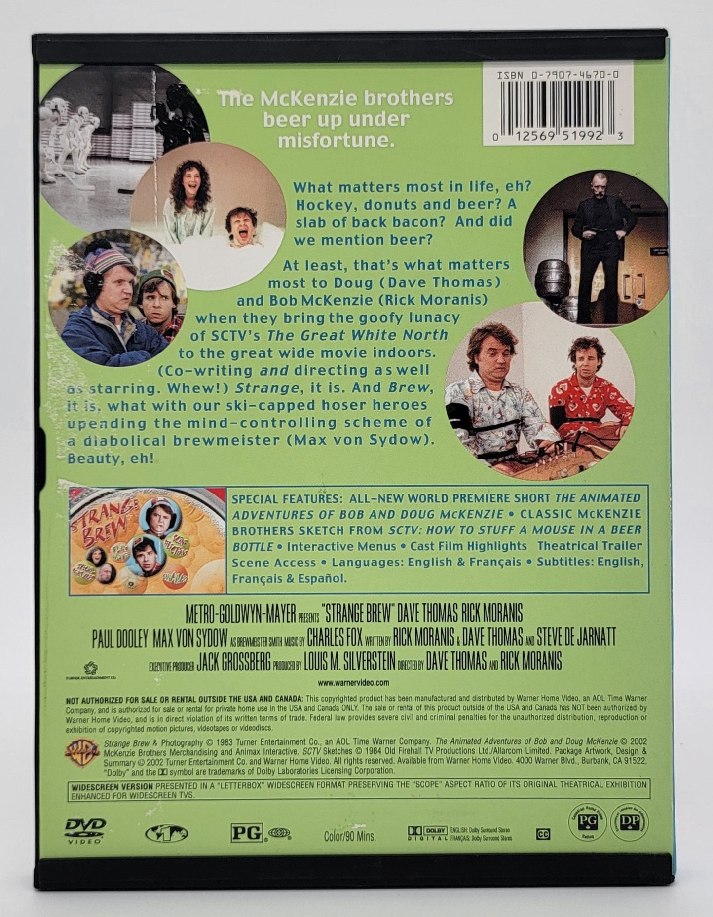 Warner Brothers - Strange Brew | DVD | Widescreen - DVD - Steady Bunny Shop