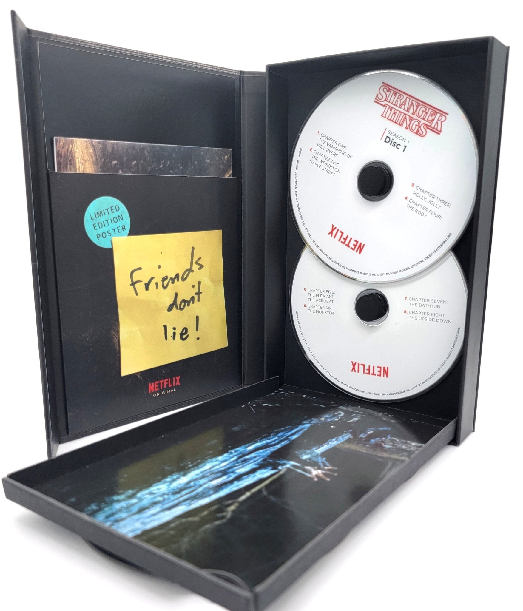 Netflix - Stranger Things - Season 1 | DVD - Collectors Case - 4 Disc Set with Limited Edition Poster - DVD - Steady Bunny Shop