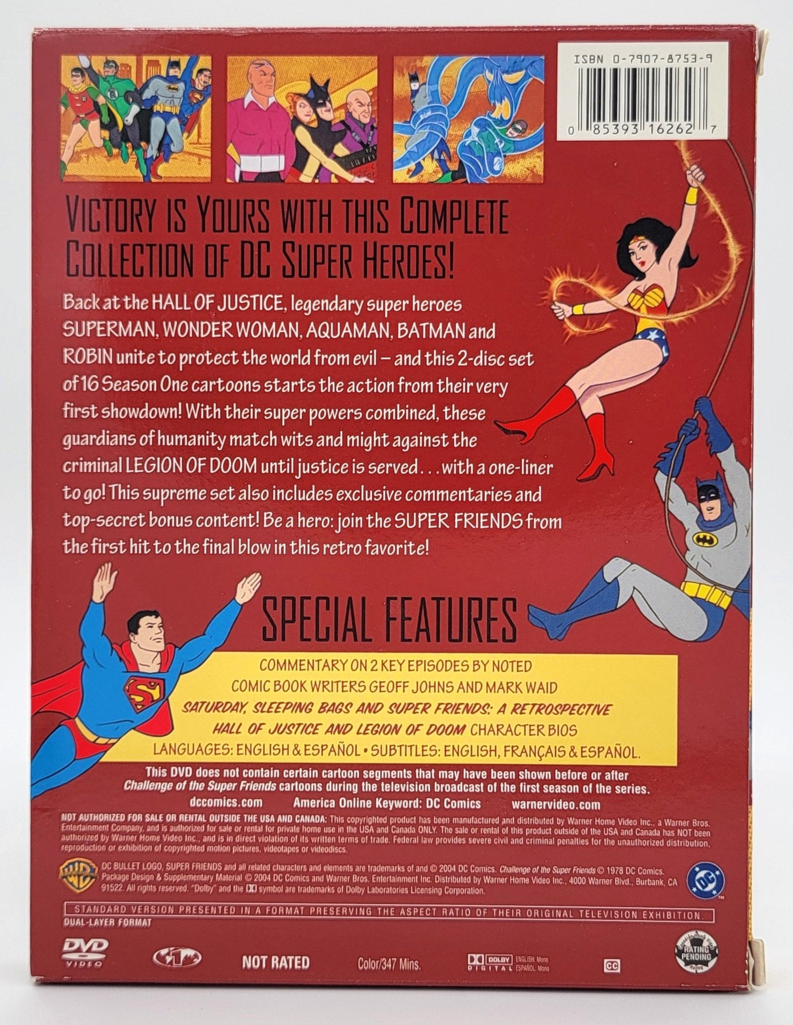 Warner Brothers - Super Friends - The First Season | DVD - DVD - Steady Bunny Shop