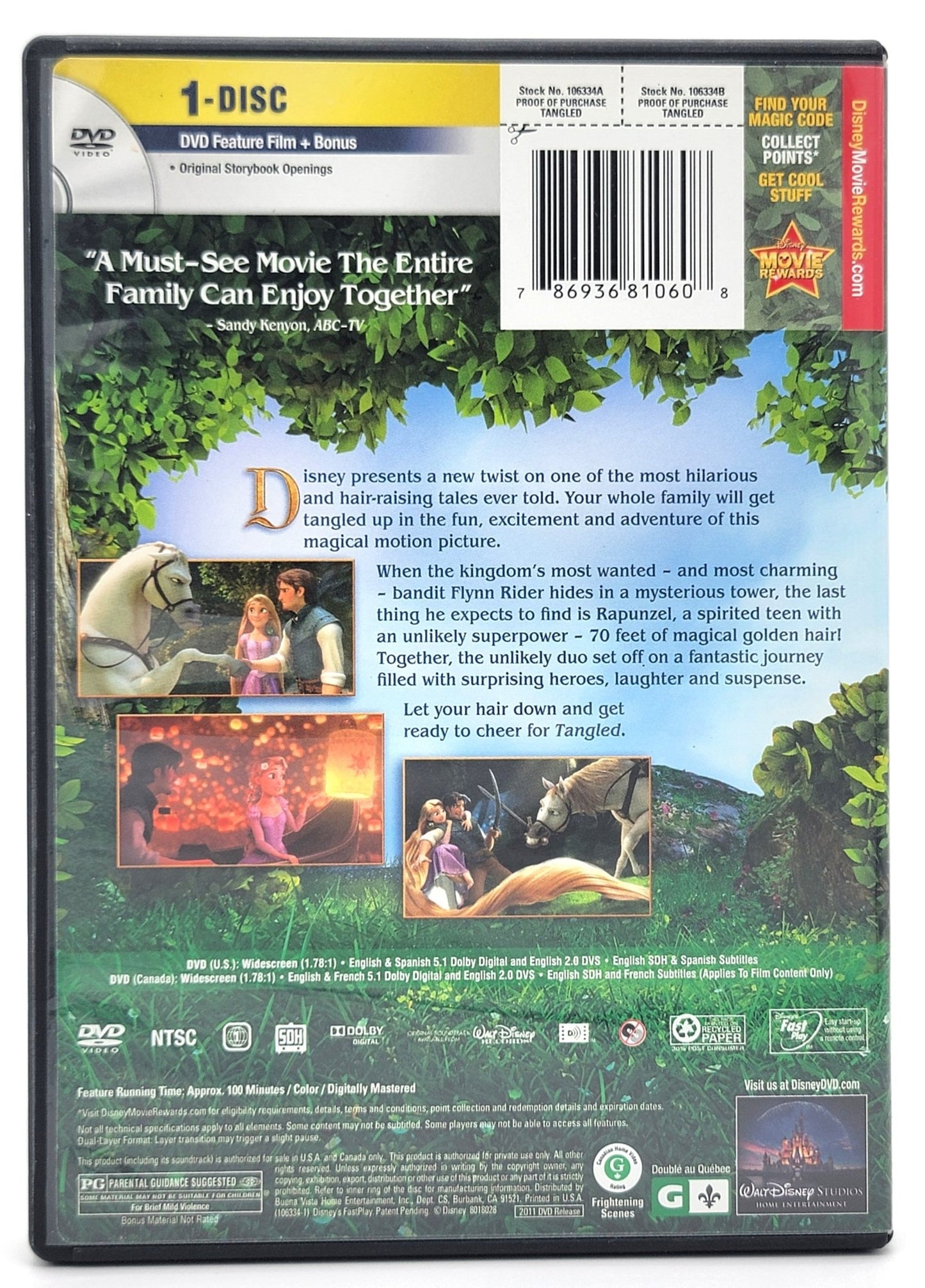 Disney DVD - Tangled | DVD | Widescreen - DVD - Steady Bunny Shop