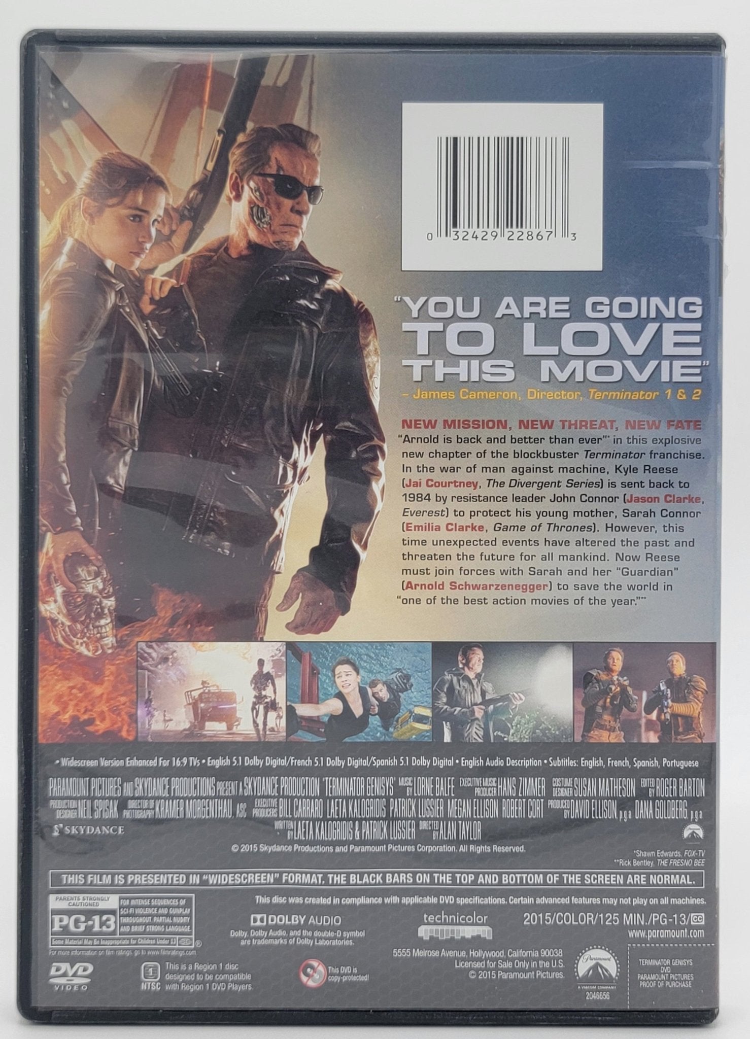 Paramount Home Entertainment - Terminator Genisys | DVD | Widescreen - DVD - Steady Bunny Shop