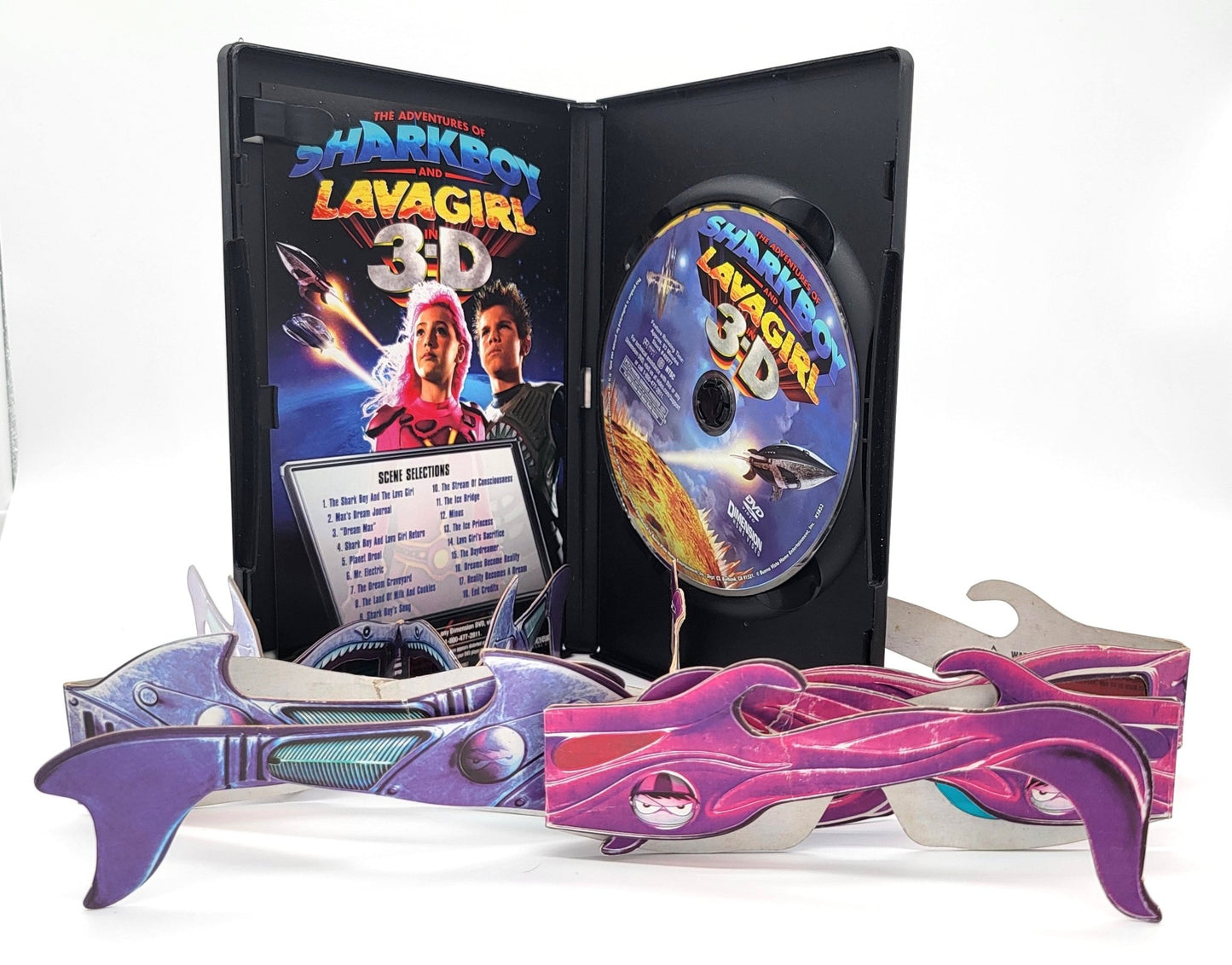 Dimension - The Adventures of Sharkboy and Lavagirl in 3 - D | DVD | With 4 3D Glasses - DVD - Steady Bunny Shop