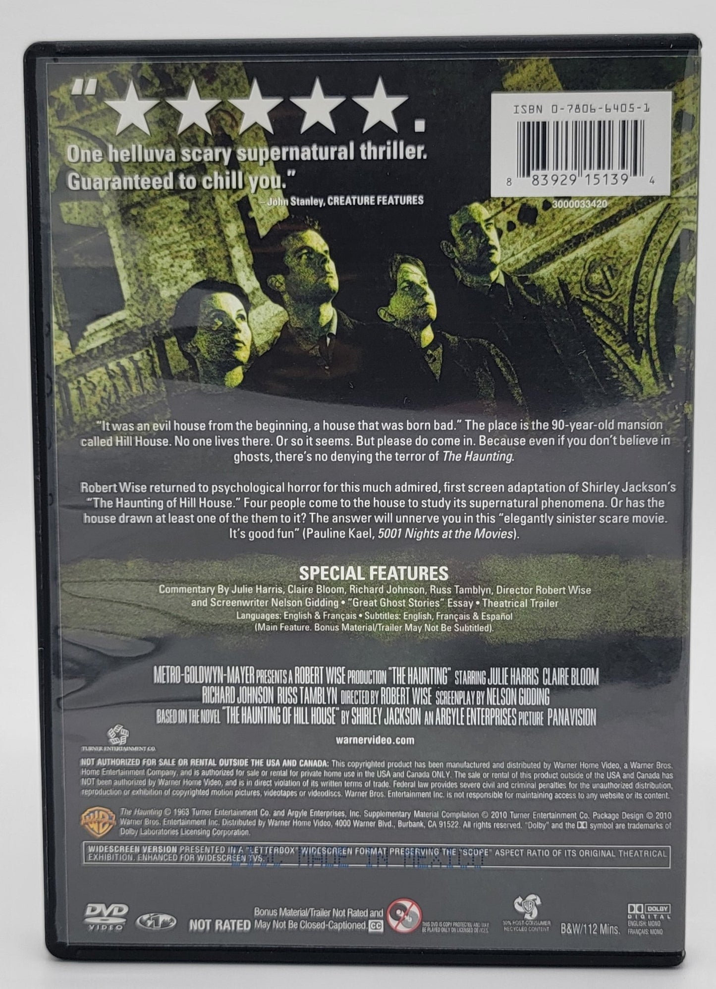 Warner Brothers - The Haunting 1963 | DVD | Widescreen - DVD - Steady Bunny Shop