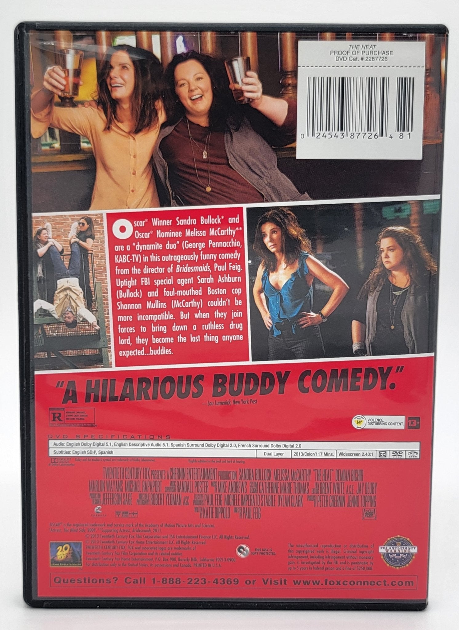 20th Century Fox Home Entertainment - The Heat | DVD | Widescreen - DVD - Steady Bunny Shop
