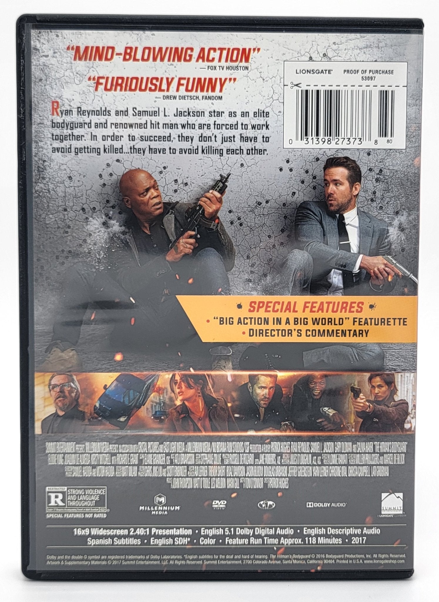 Lionsgate Home Entertainment - The Hitman's Bodyguard | DVD | - DVD - Steady Bunny Shop