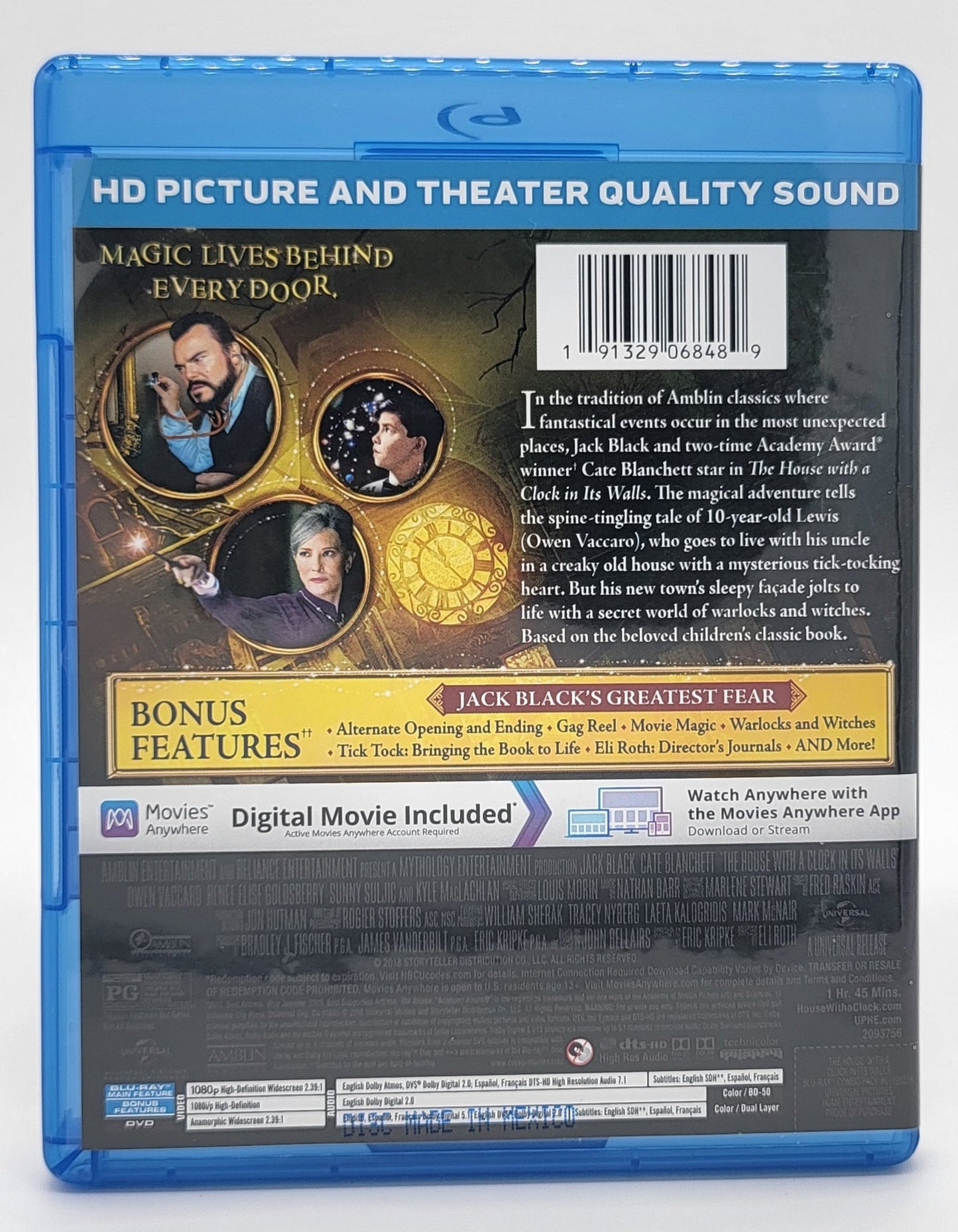 Universal Pictures Home Entertainment - The House with a Clock its Walls | Blu ray & DVD - DVD & Blu-ray - Steady Bunny Shop