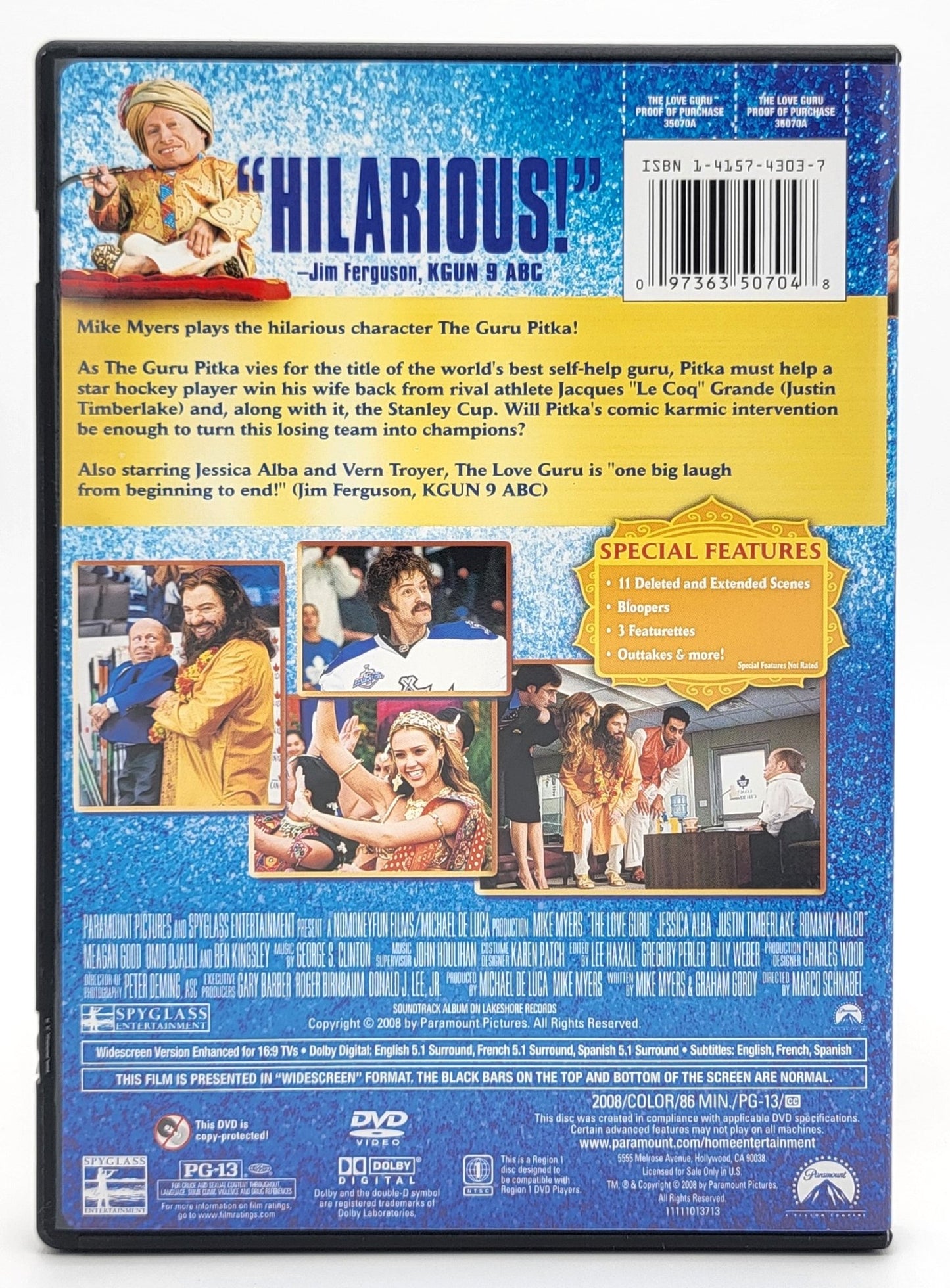 Paramount Pictures Home Entertainment - The Love Guru | DVD | Widescreen - DVD - Steady Bunny Shop