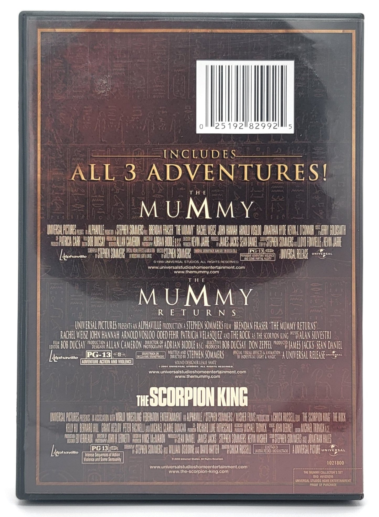 Universal Pictures Home Entertainment - The Mummy Collector's Set - The Fanchie Collection | DVD | 3 Disc set - dvd - Steady Bunny Shop