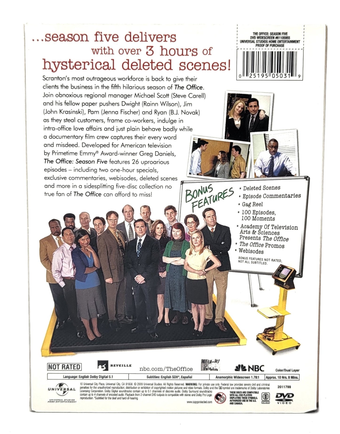 Universal Pictures Home Entertainment - The Office Season Five | DVD | Widescreen - 5 Disc Set - DVD - Steady Bunny Shop