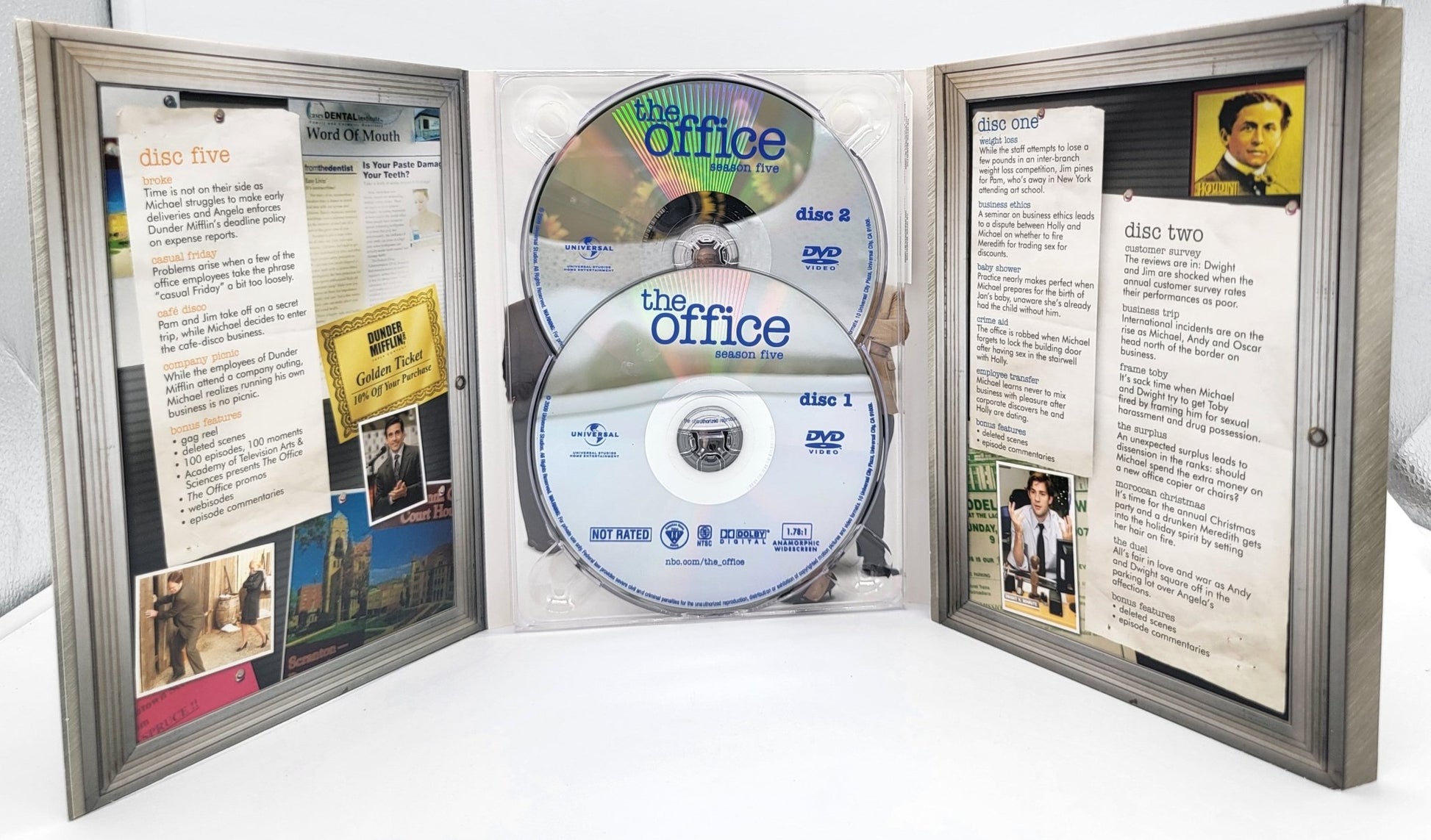 Universal Pictures Home Entertainment - The Office Season Five | DVD | Widescreen - 5 Disc Set - DVD - Steady Bunny Shop