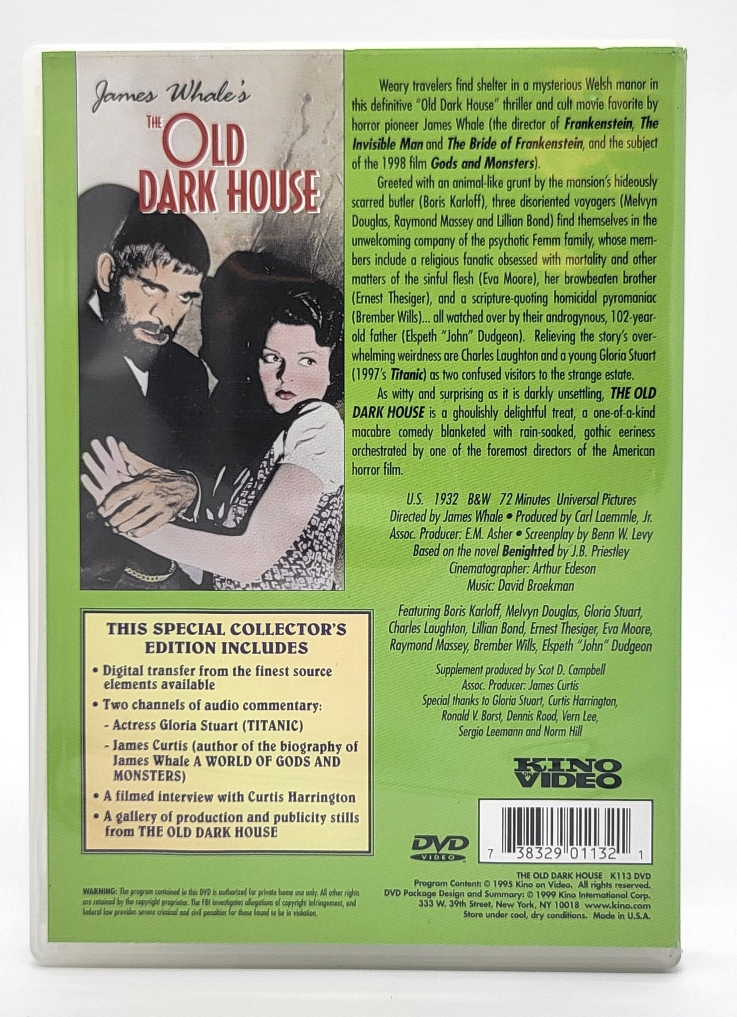 KINO VIDEO - The Old Dark House | DVD | Kino on Video - Special Collector's Edition - DVD - Steady Bunny Shop