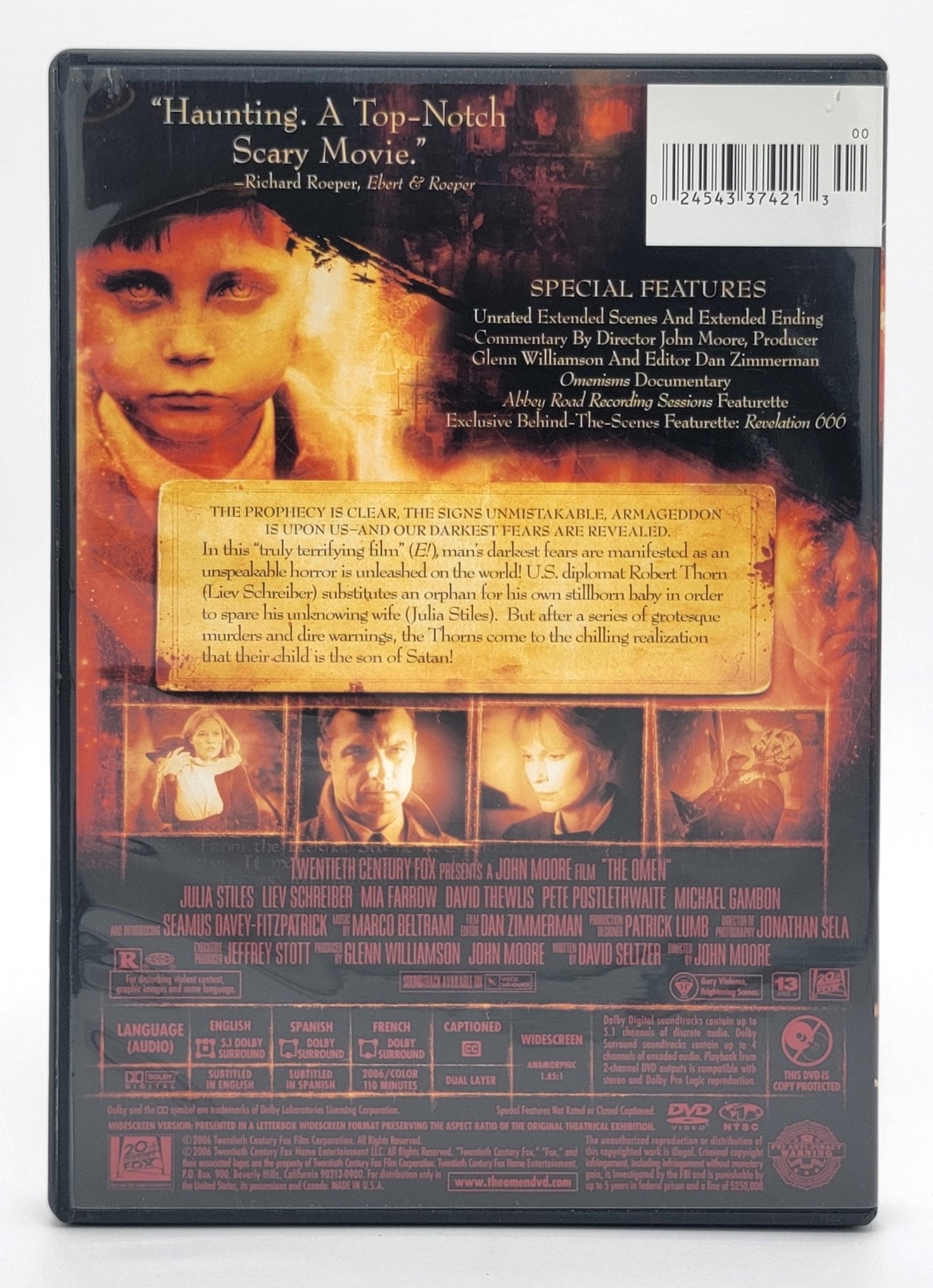 20th Century Fox - The Omen | DVD | Widescreen - DVD - Steady Bunny Shop