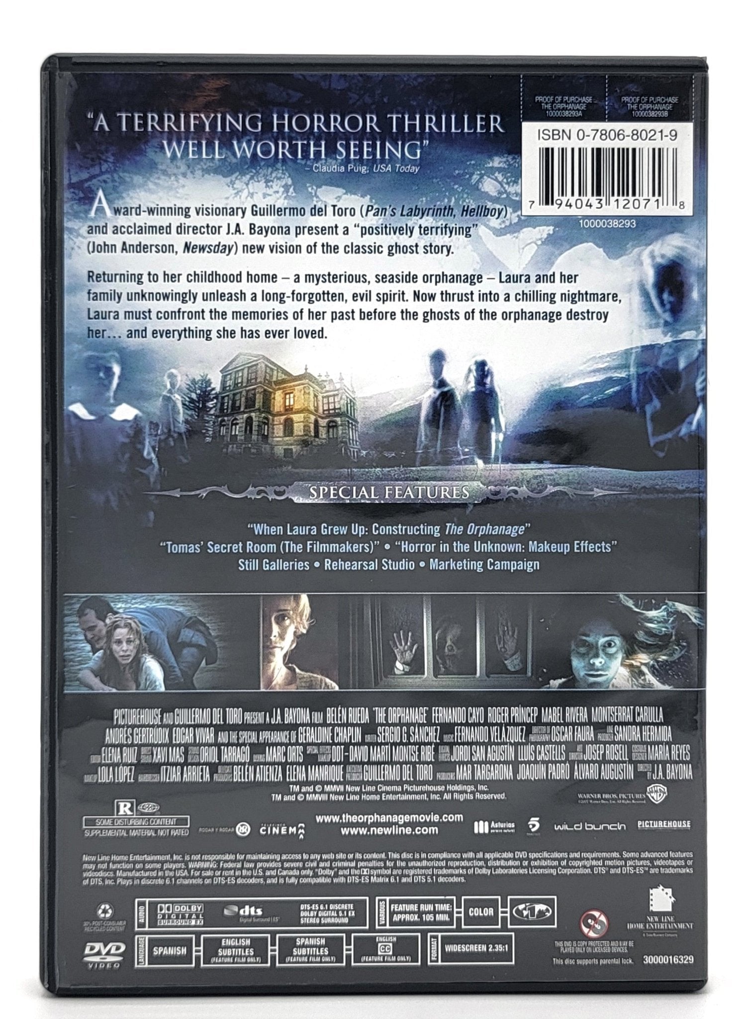 Warner Brothers - The Orphanage | DVD | Widescreen - Guillermo Del Toro - DVD - Steady Bunny Shop