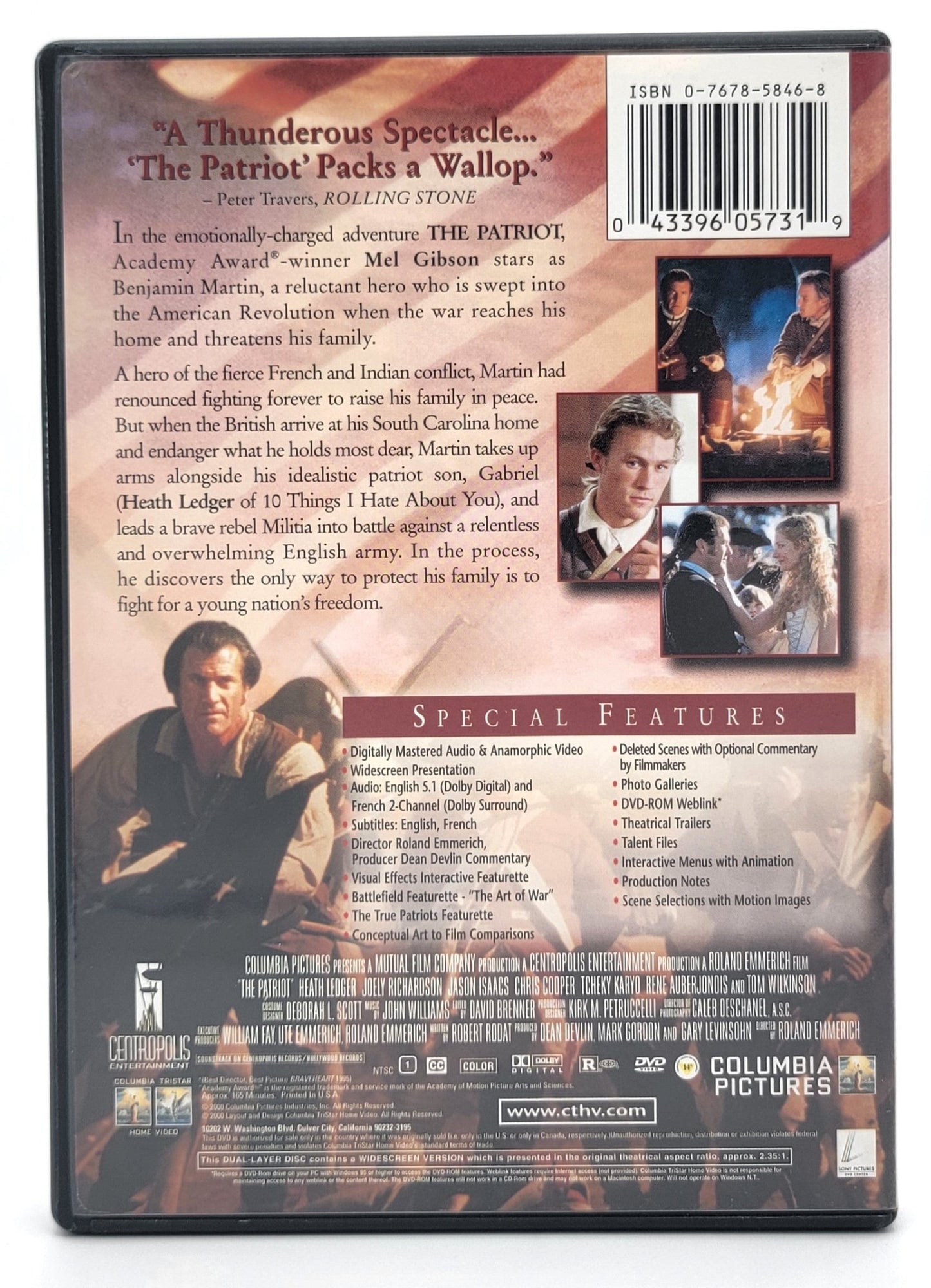 Sony Pictures Home Entertainment - The Patriot | DVD | Special Edition - Widescreen - DVD - Steady Bunny Shop