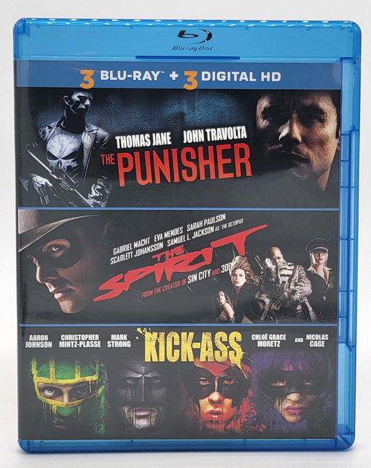 Lions Gate Films Inc. - The Punisher, The Spirit & Kick Ass | Blu Ray - Digital Copy Expired - Blu - ray - Steady Bunny Shop