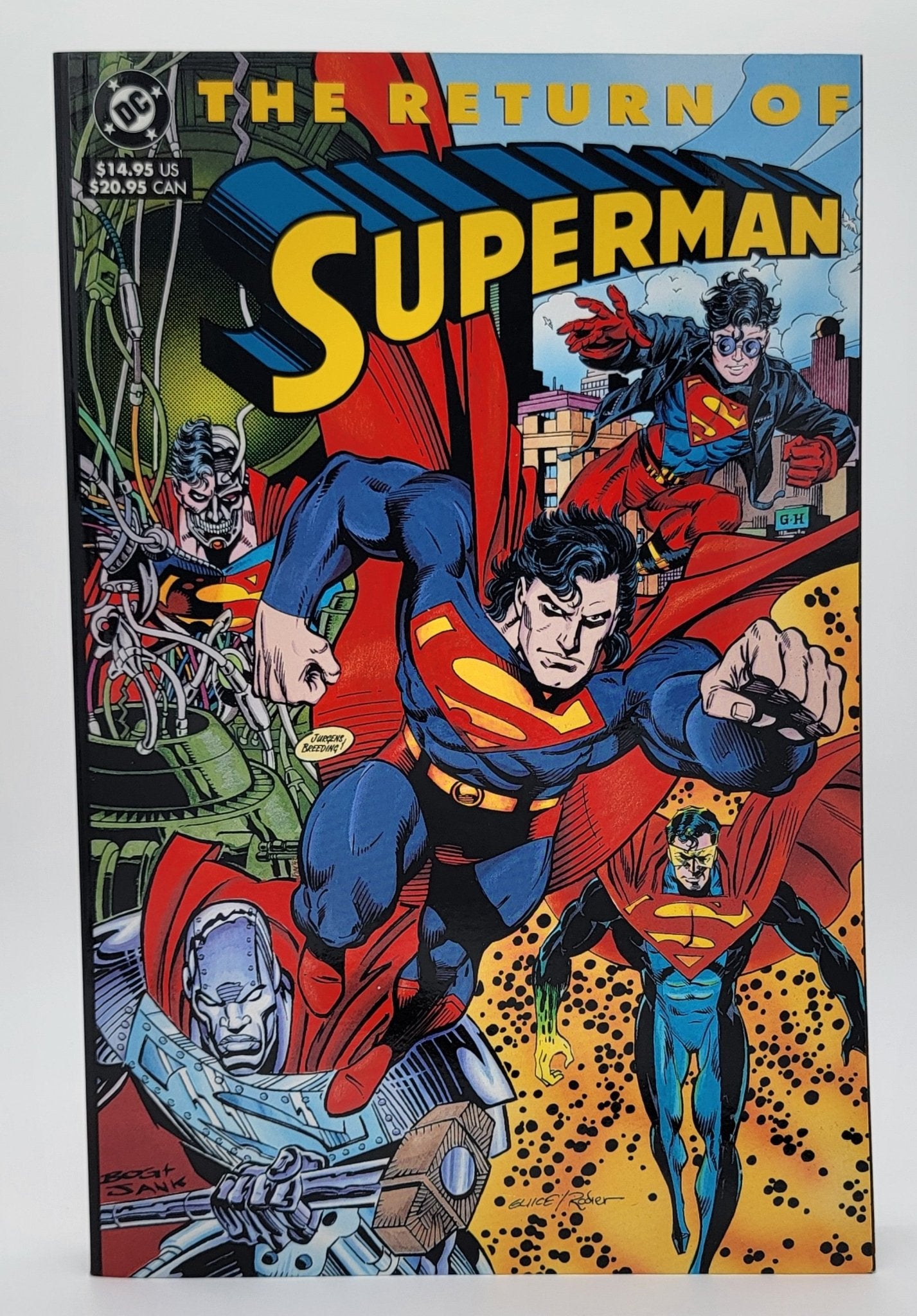 DC Comic - The Return of Superman / DC Comics - 1993 - Graphic Novel - Comic Book - Steady Bunny Shop
