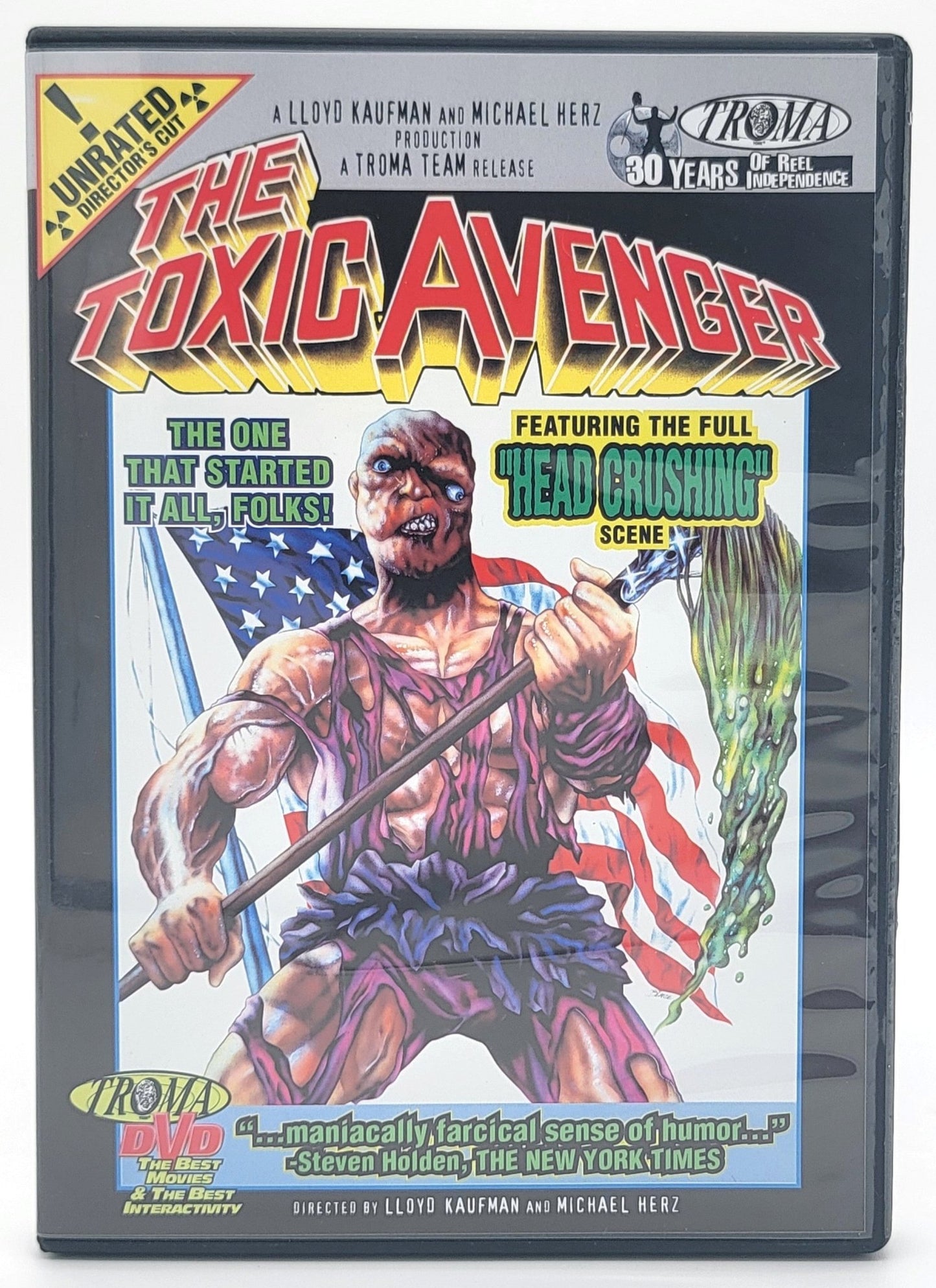 Troma Team Video - The Toxic Avenger | DVD | Unrated Director's Cut - DVD - Steady Bunny Shop