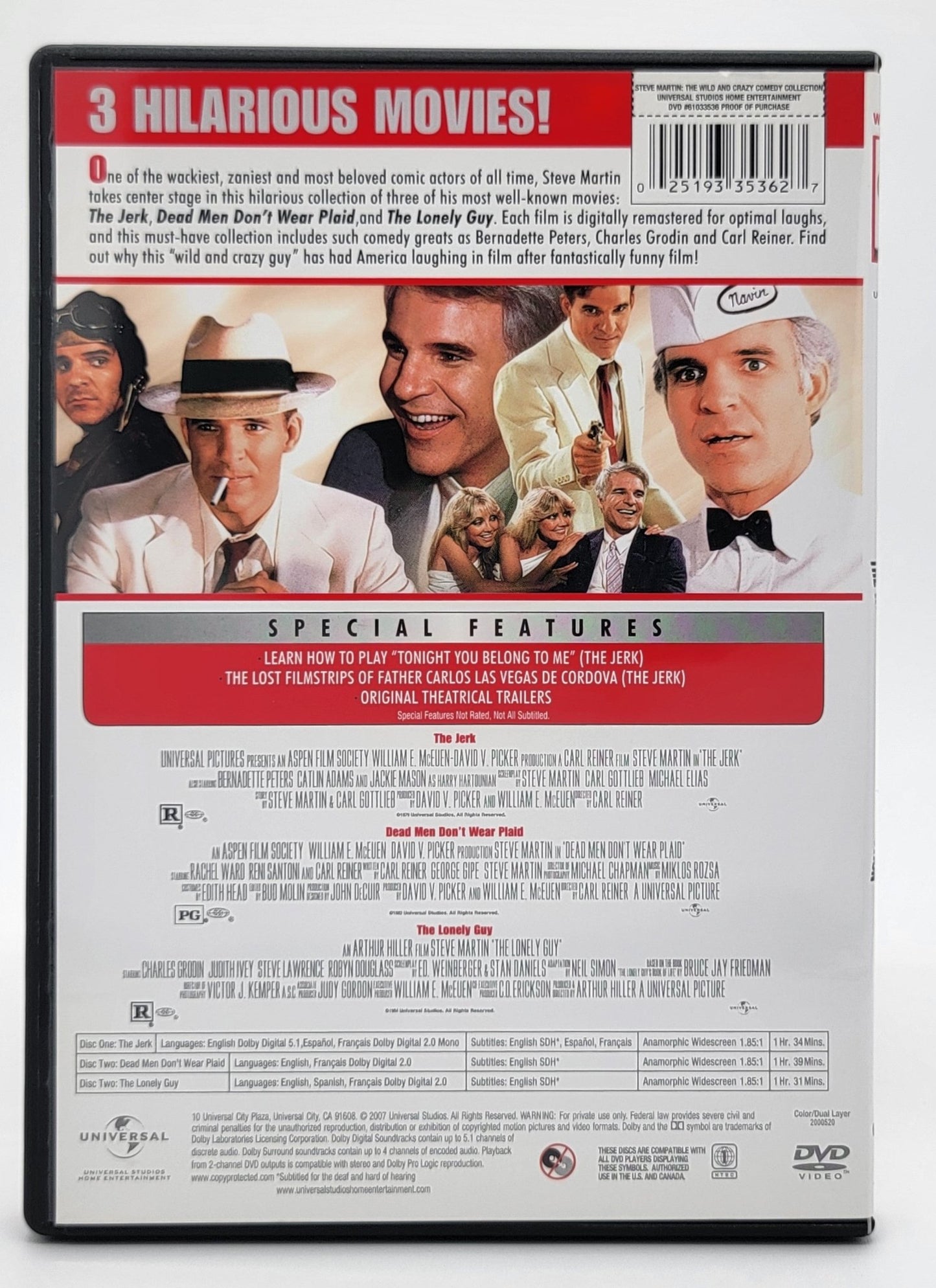 Universal Studios Home Entertainment - The Wild and Crazy Comedy Collection - Steve Martin | DVD | The Franchise Collection - 2 Disc Set - DVD - Steady Bunny Shop