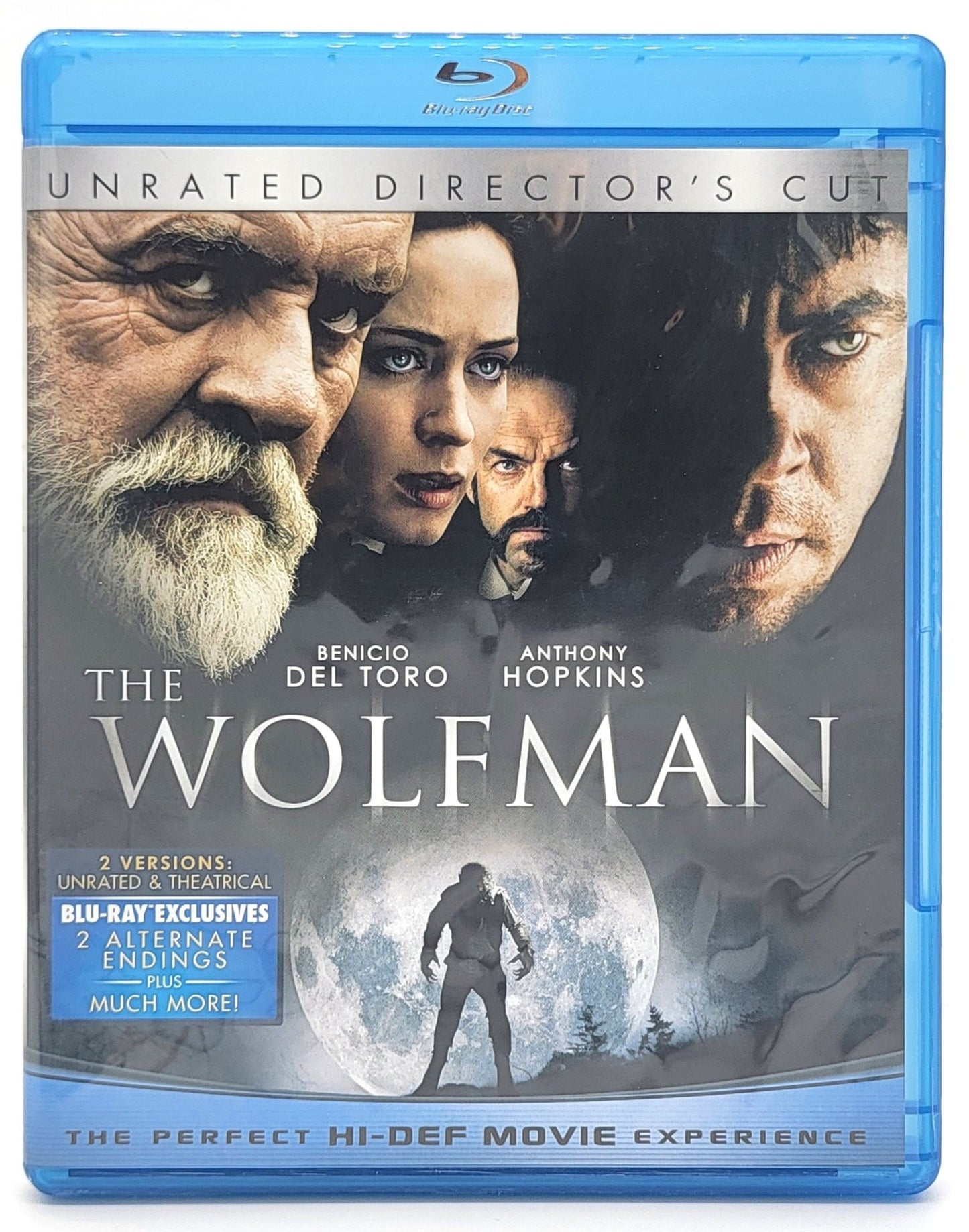 Universal Studios Home Entertainment - The Wolfman - Unrated Director's Cut 2009 | Blu - ray | 2 Versions Unrated & Theatrical + 2 Alternate Endings - 2 Disc Set - Blu - ray - Steady Bunny Shop