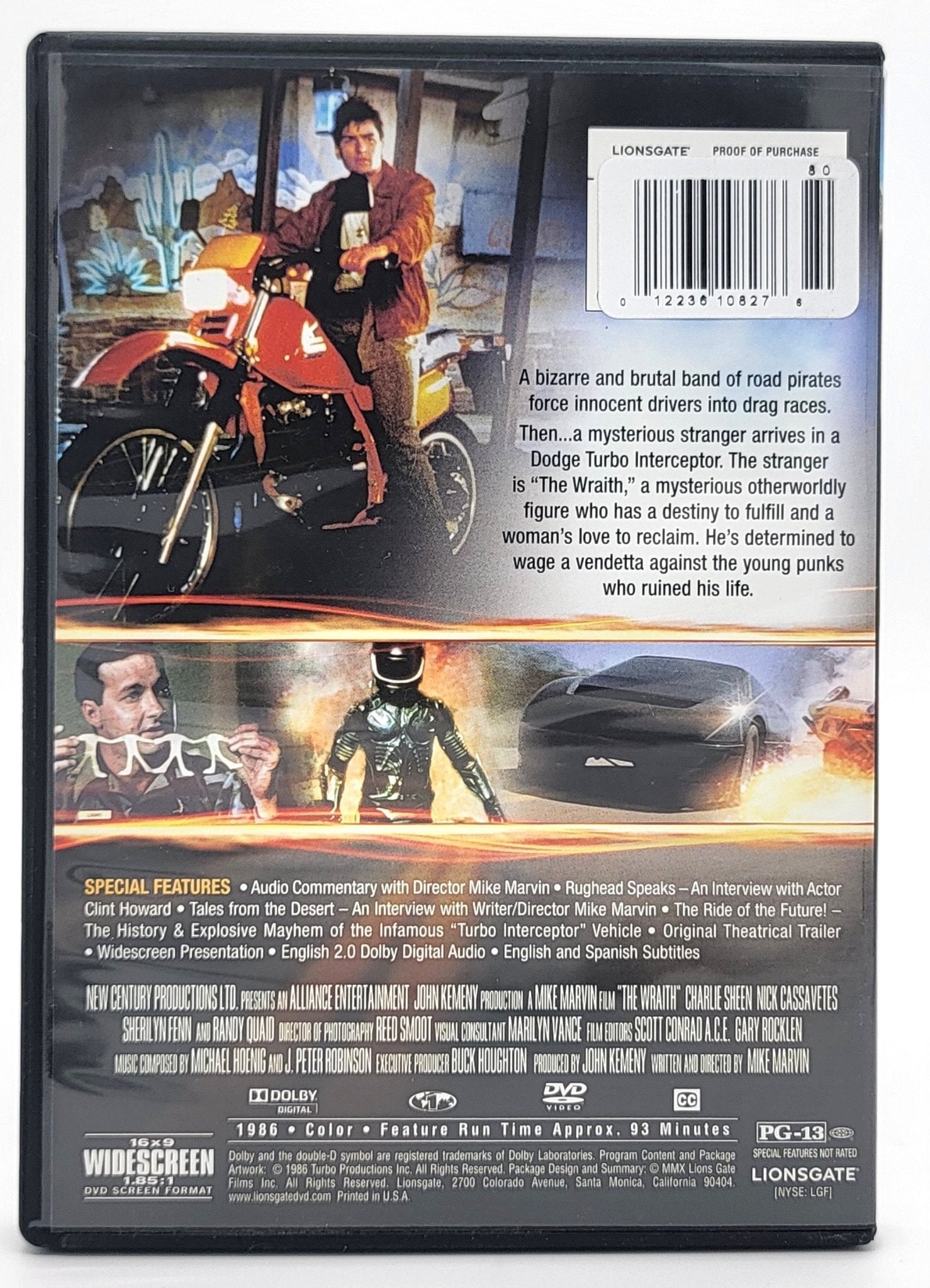 Lionsgate Home Entertainment - The Wraith | DVD | Special Edition - DVD - Steady Bunny Shop