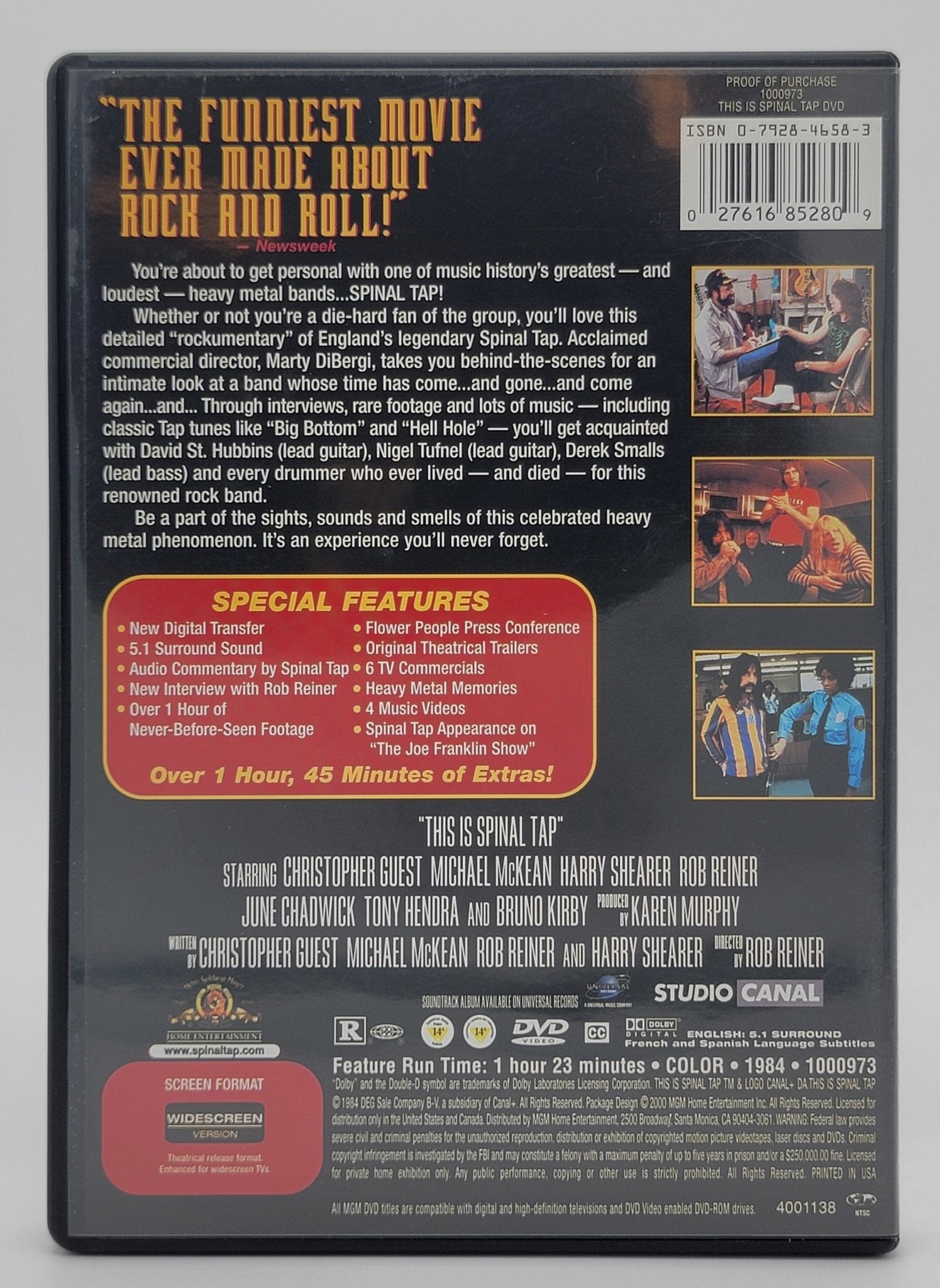 Warner Brothers - This is Spinal Tap | DVD | Special Edition - DVD - Steady Bunny Shop