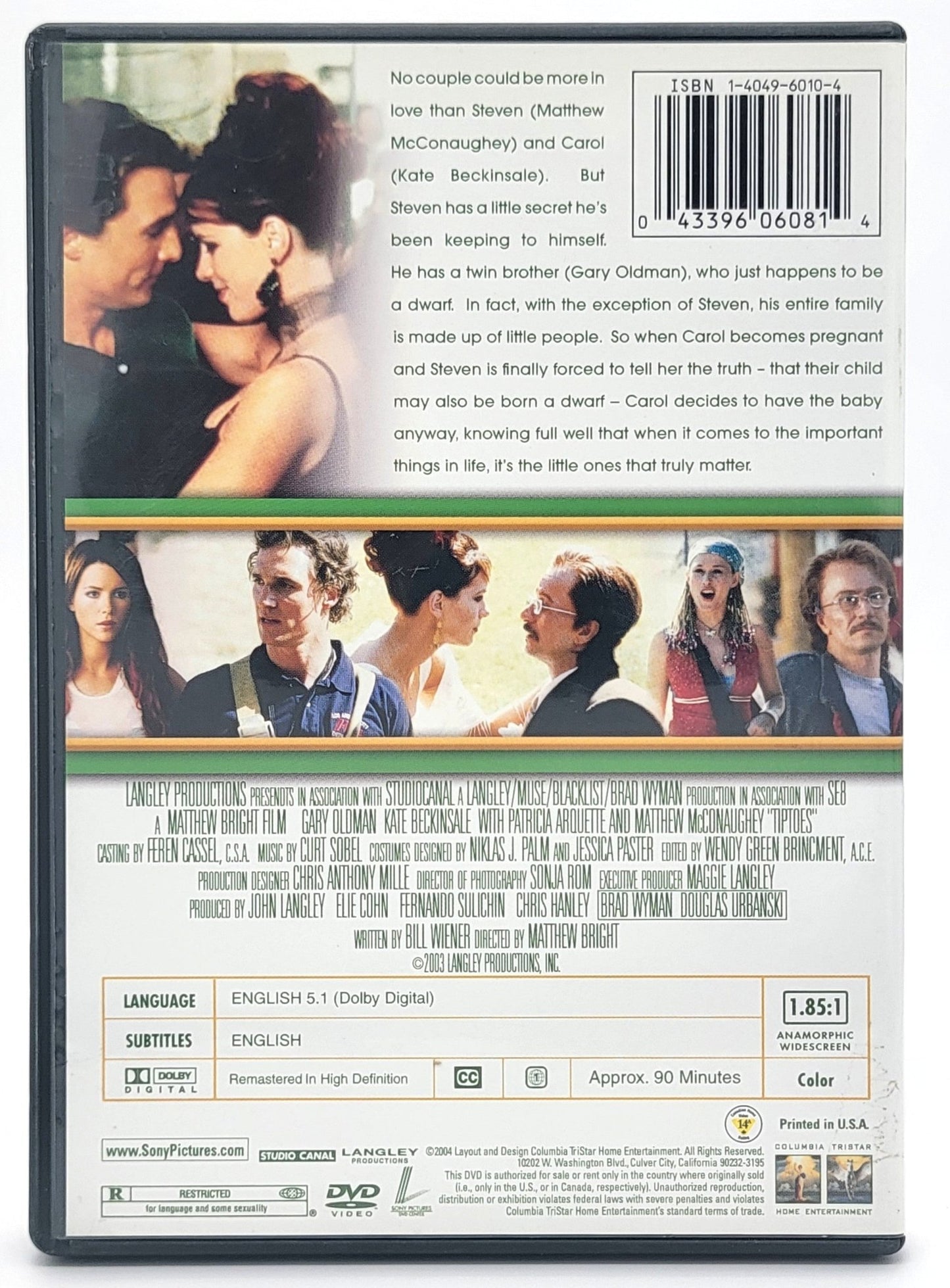 Columbia Pictures - Tip Toes | DVD | Widescreen - 2004 Sundance Film Festival Selection - DVD - Steady Bunny Shop